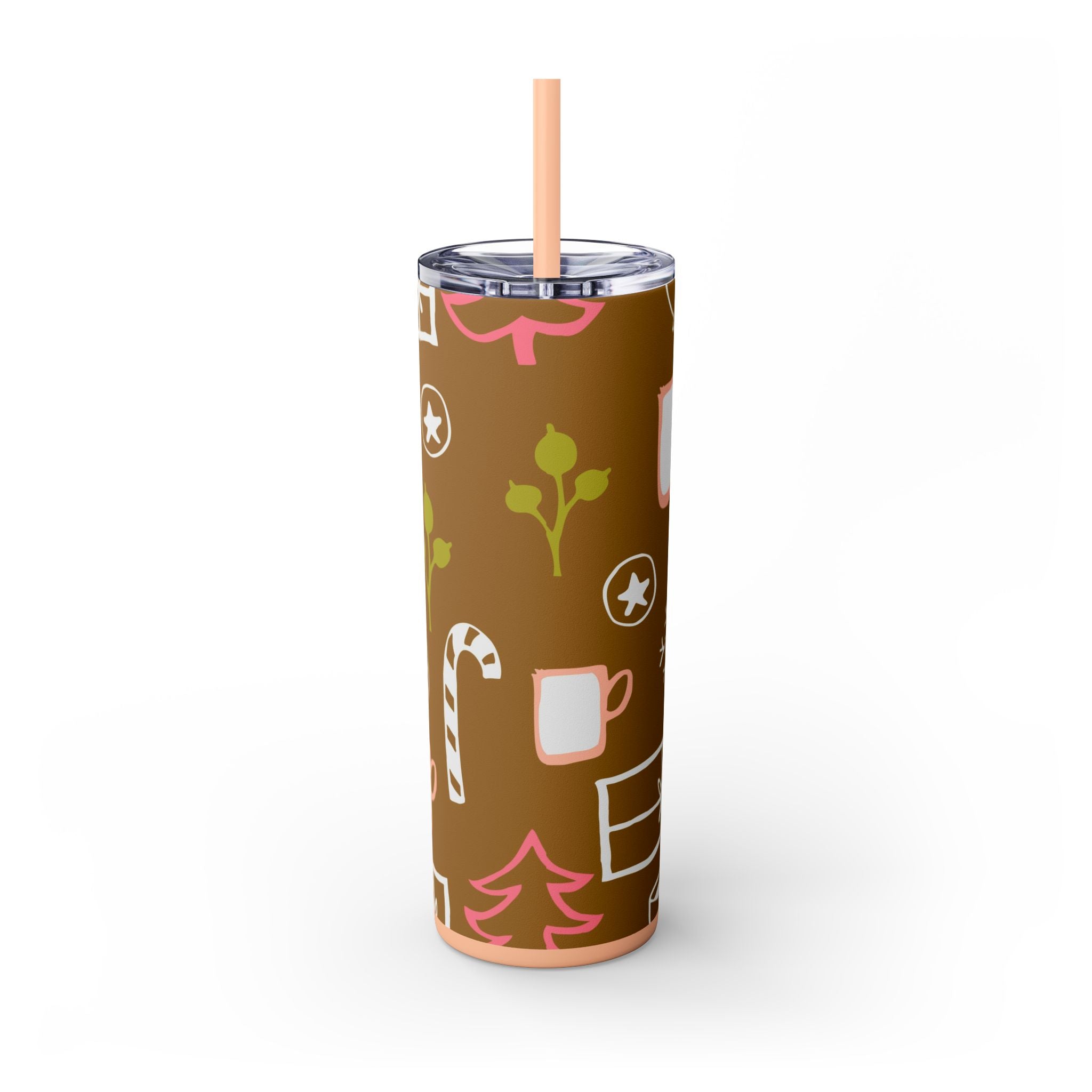 Christmas Magic 20oz Skinny Tumbler with Straw