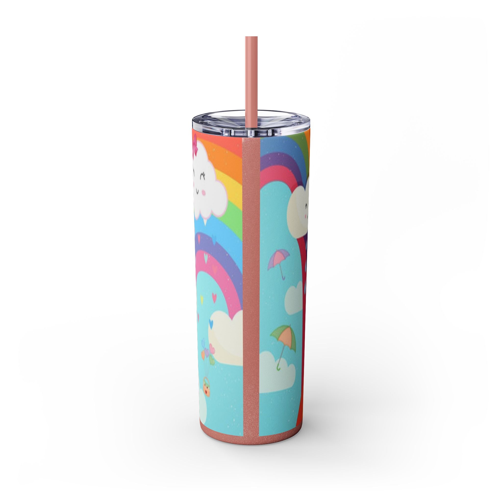 Skinny Tumbler with Straw, 20oz
