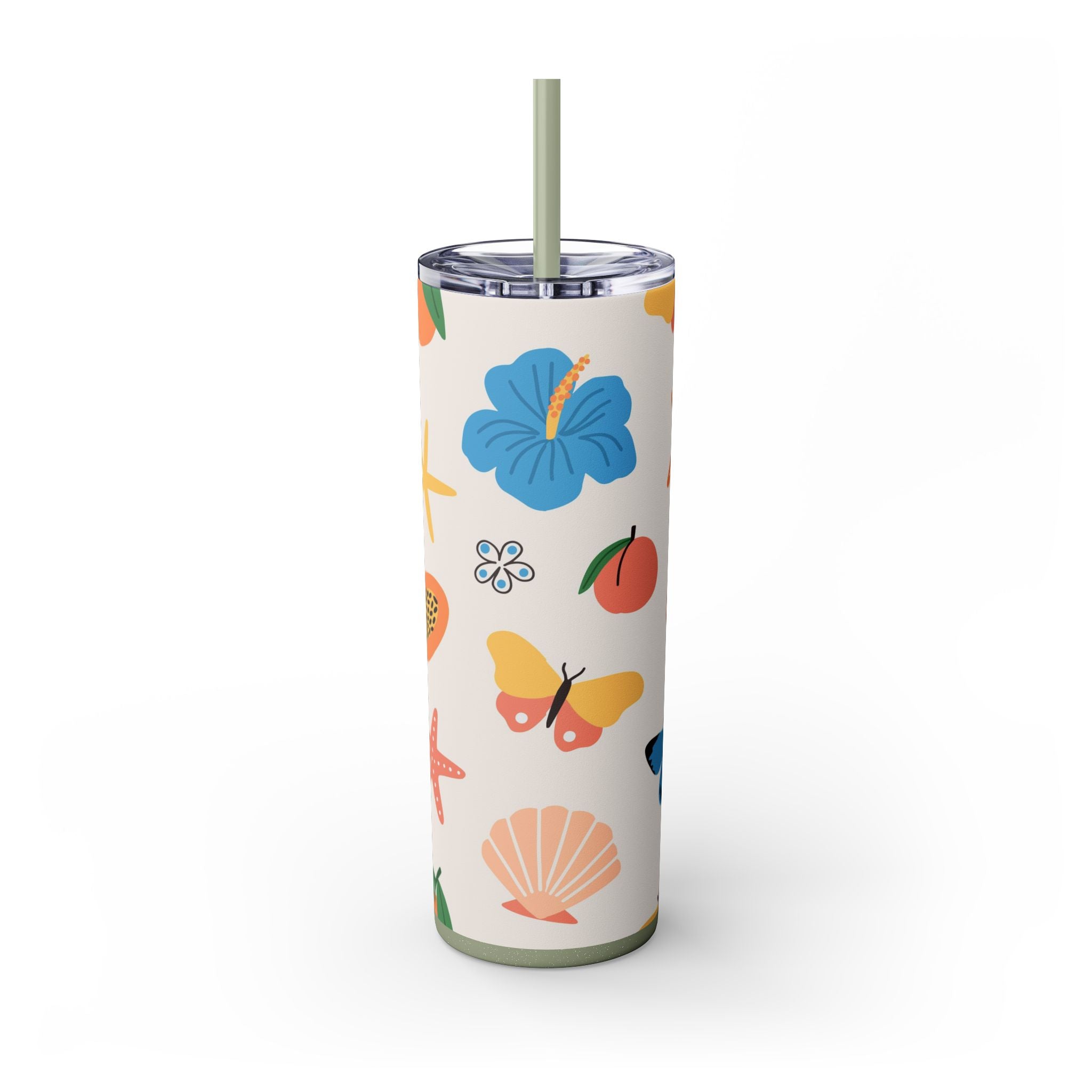 Skinny Tumbler with Straw, 20oz