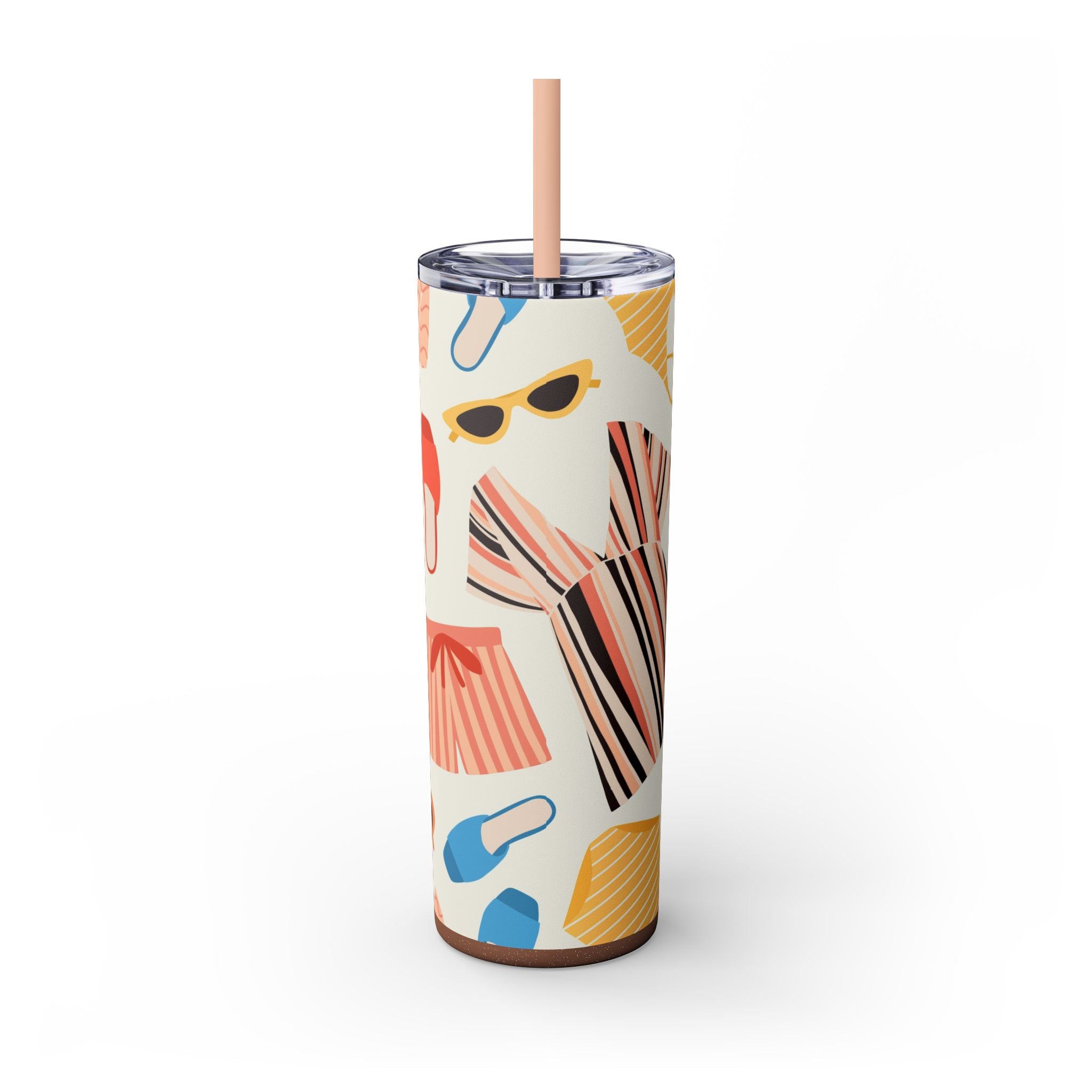 Skinny Tumbler with Straw, 20oz