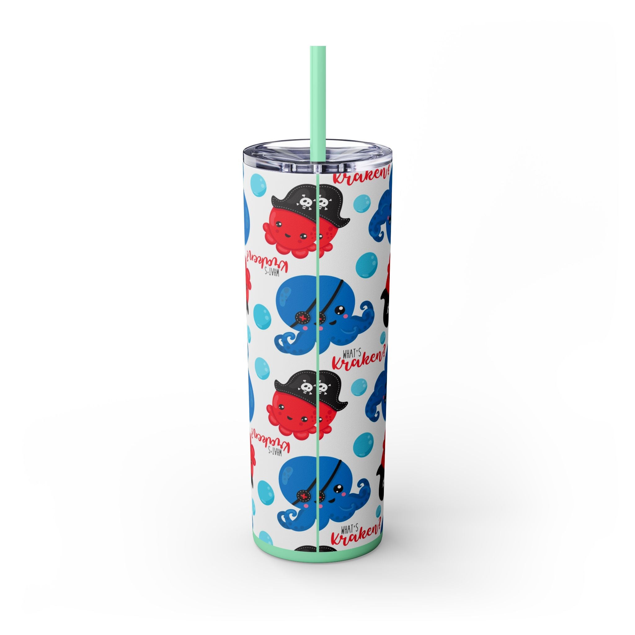 Chilling Sips: 20oz Skinny Tumbler for Halloween