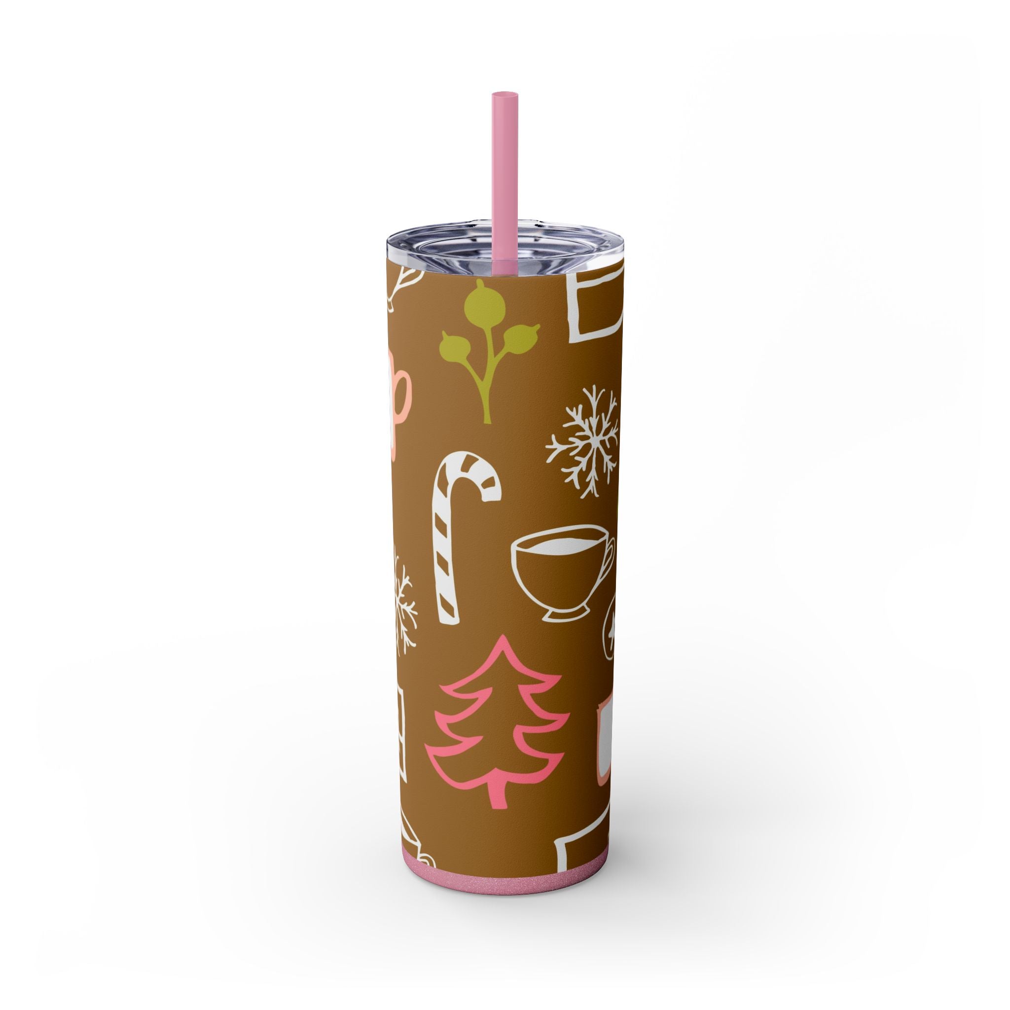 Christmas Magic 20oz Skinny Tumbler with Straw