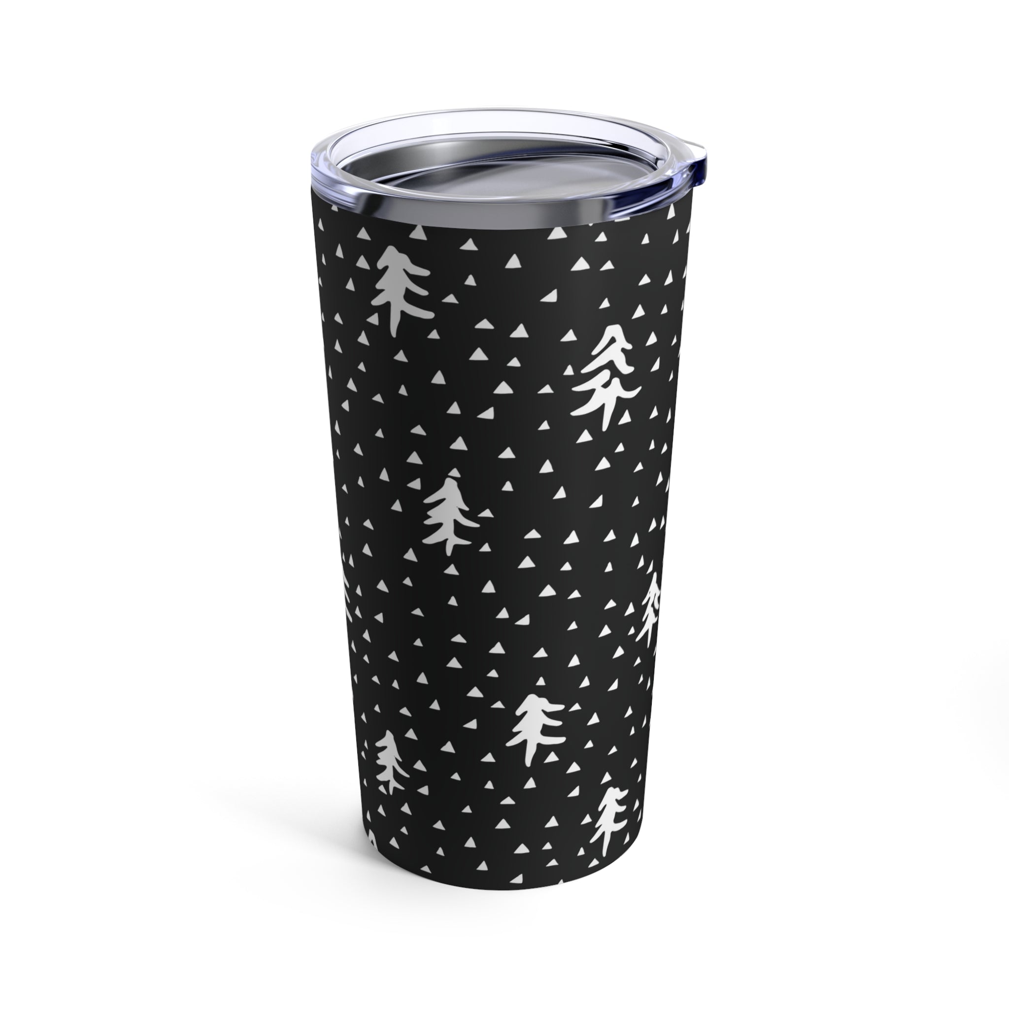 Holiday Cheer 20oz Stainless Steel Skinny Tumbler - Black
