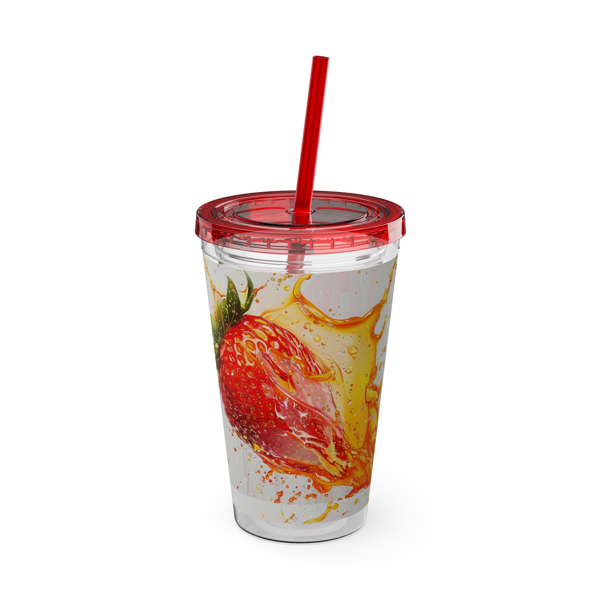 Sunsplash Tumbler with Straw, 16oz