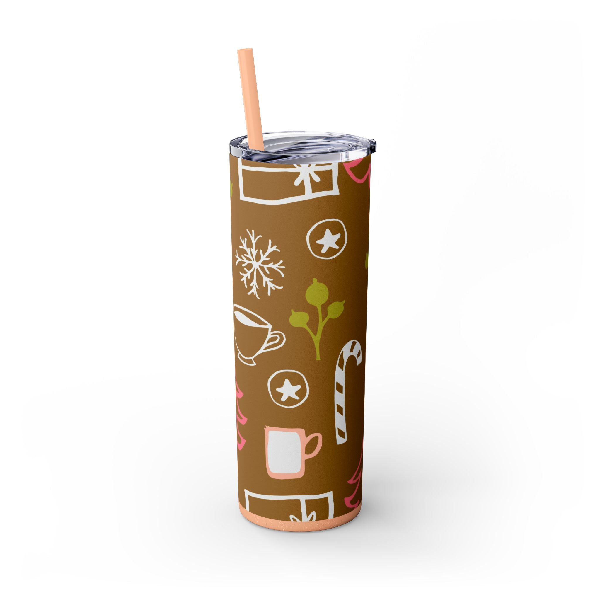 Christmas Magic 20oz Skinny Tumbler with Straw