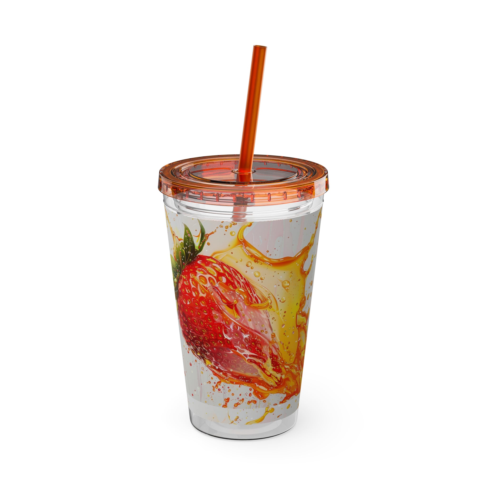 Sunsplash Tumbler with Straw, 16oz