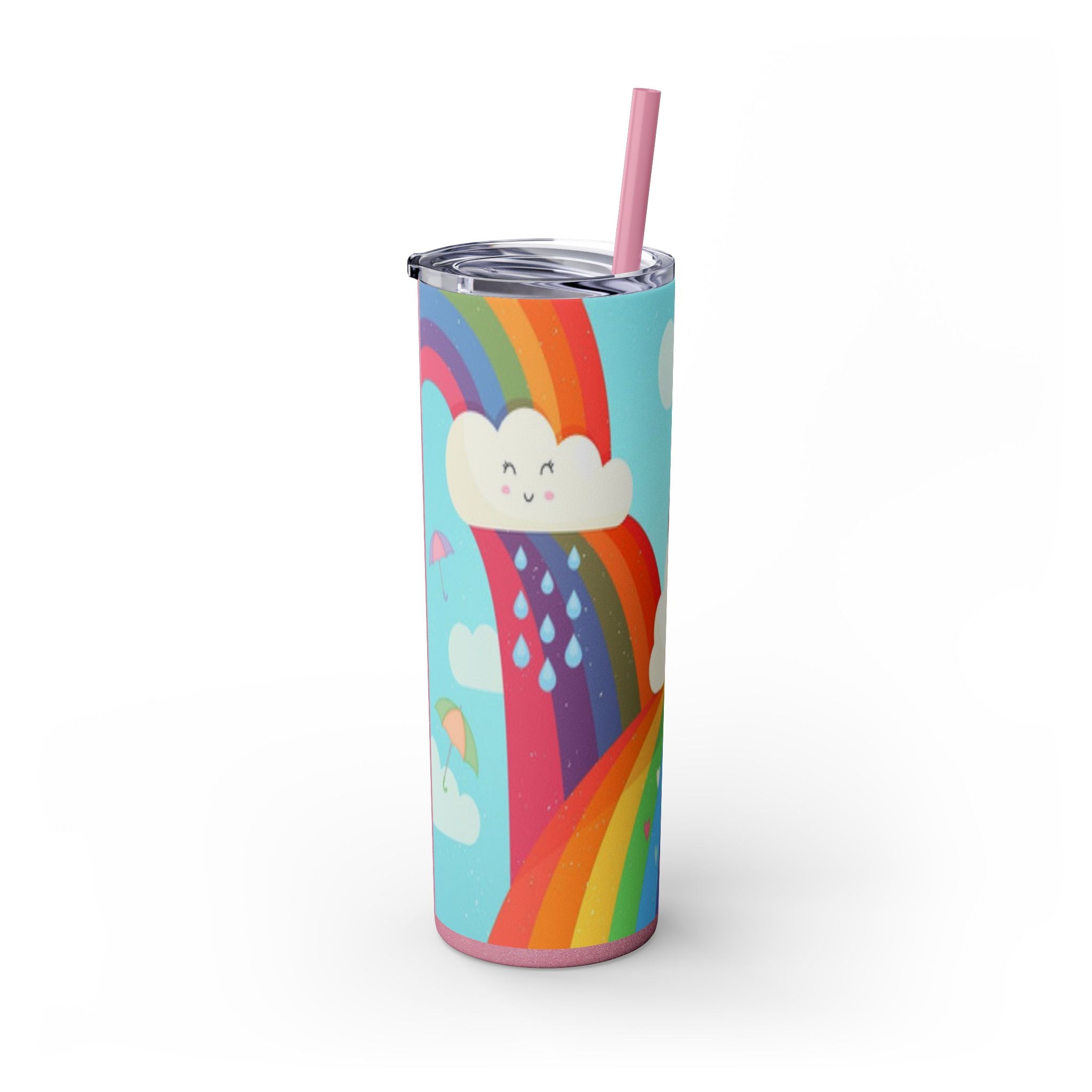 Skinny Tumbler with Straw, 20oz