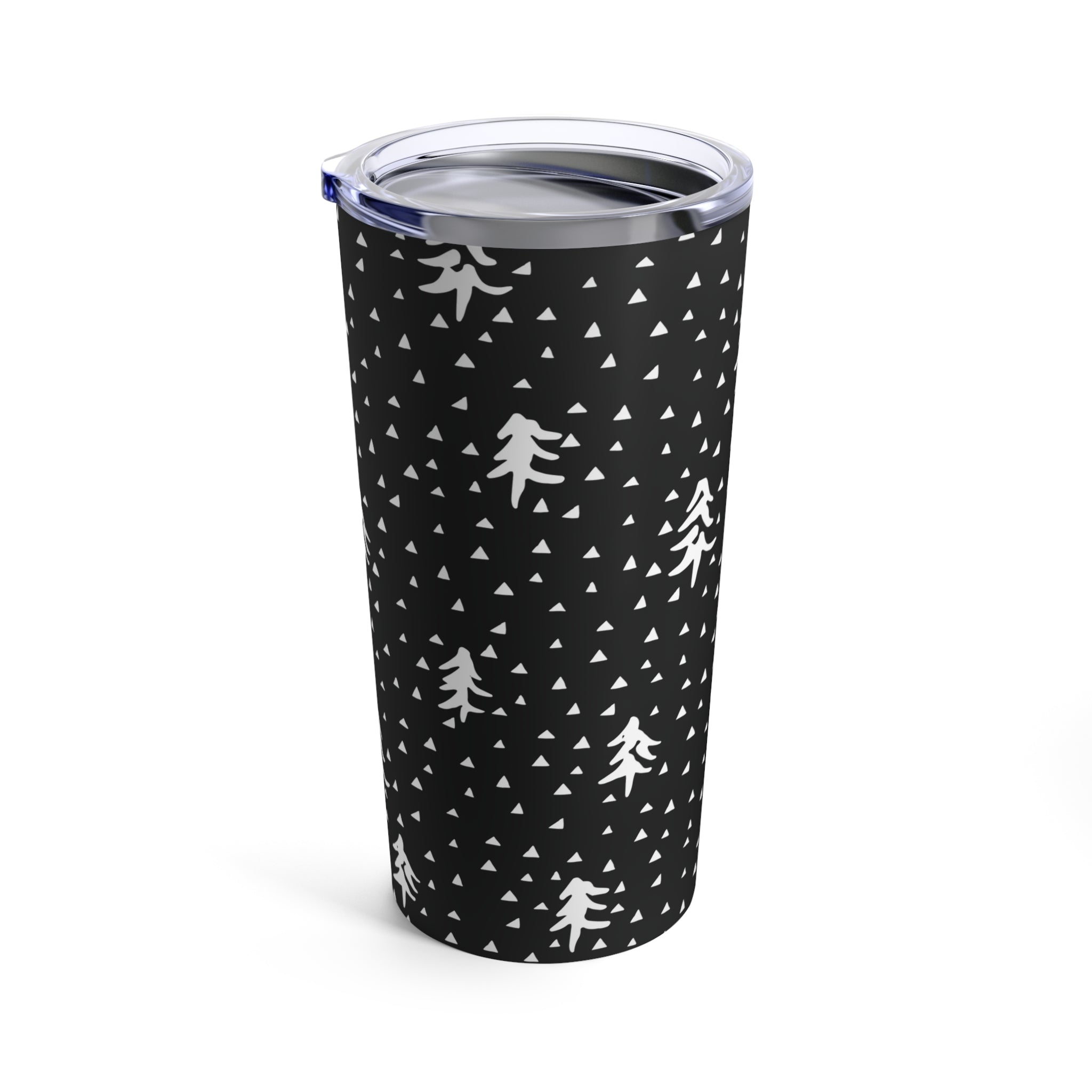 Holiday Cheer 20oz Stainless Steel Skinny Tumbler - Black