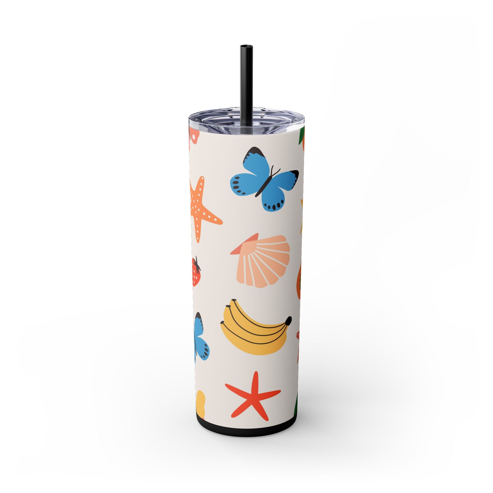 Skinny Tumbler with Straw, 20oz