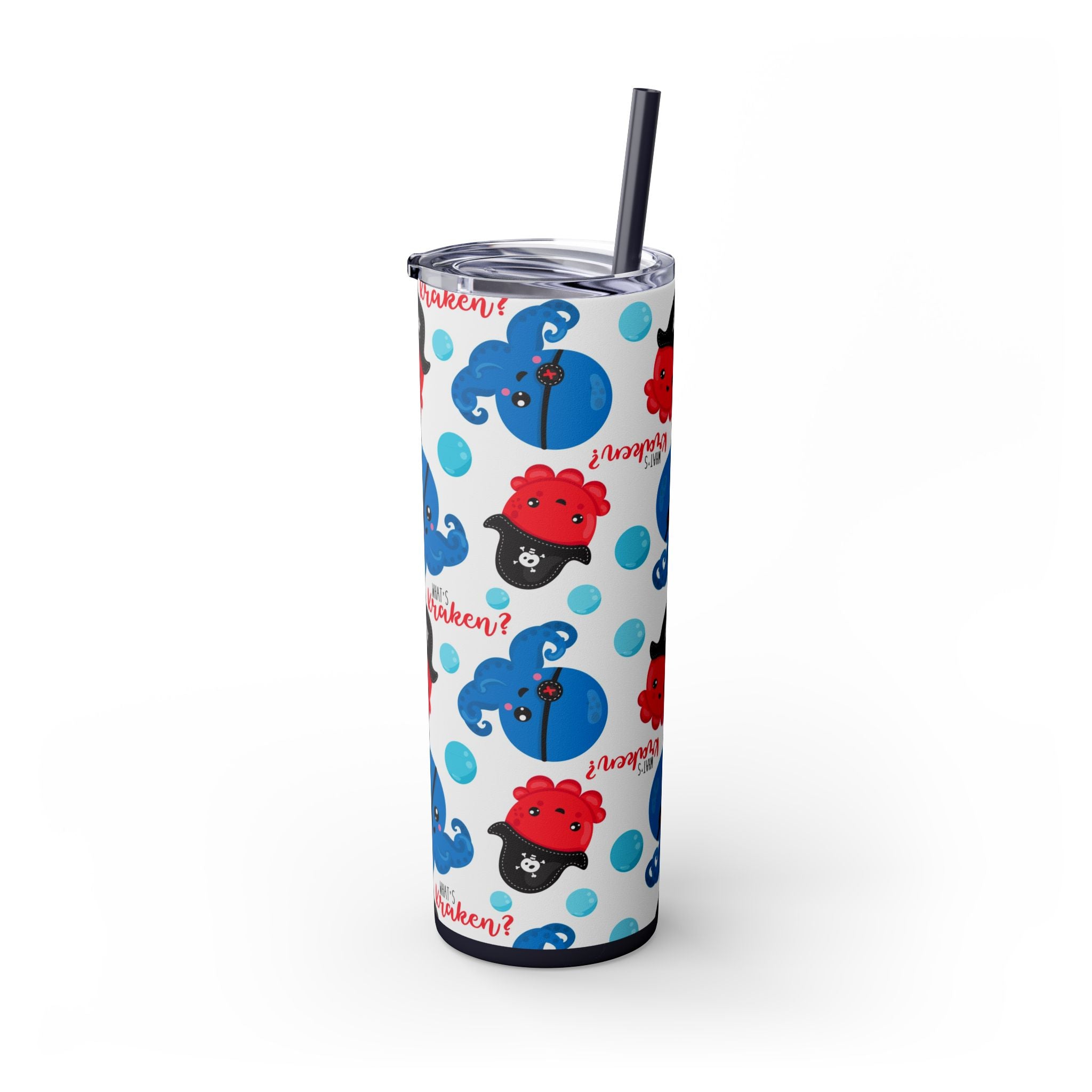 Chilling Sips: 20oz Skinny Tumbler for Halloween