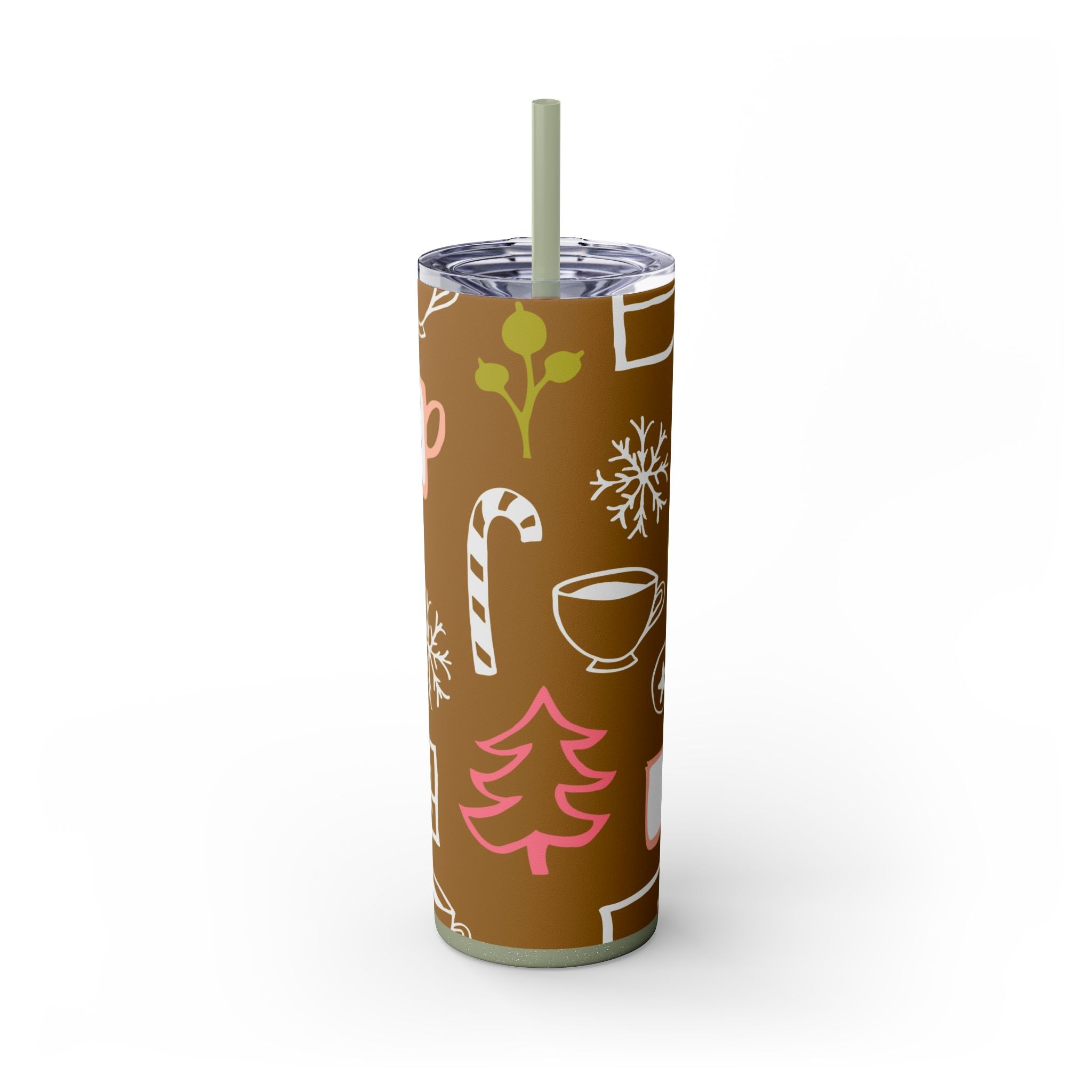 Christmas Magic 20oz Skinny Tumbler with Straw
