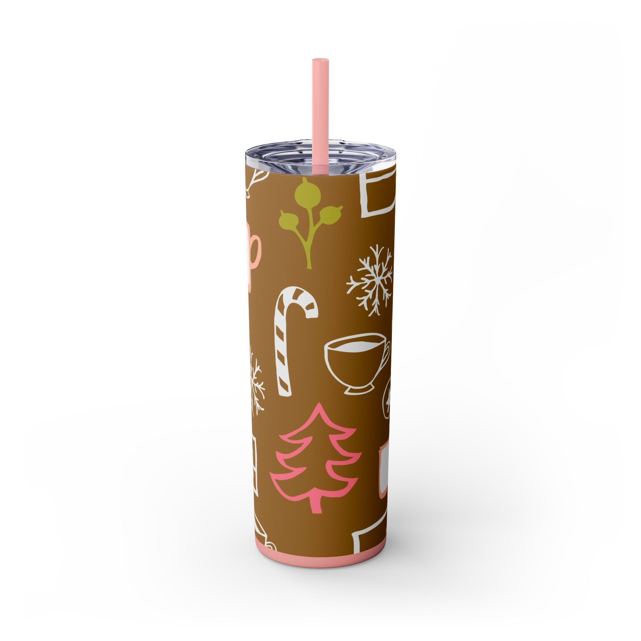 Christmas Magic 20oz Skinny Tumbler with Straw