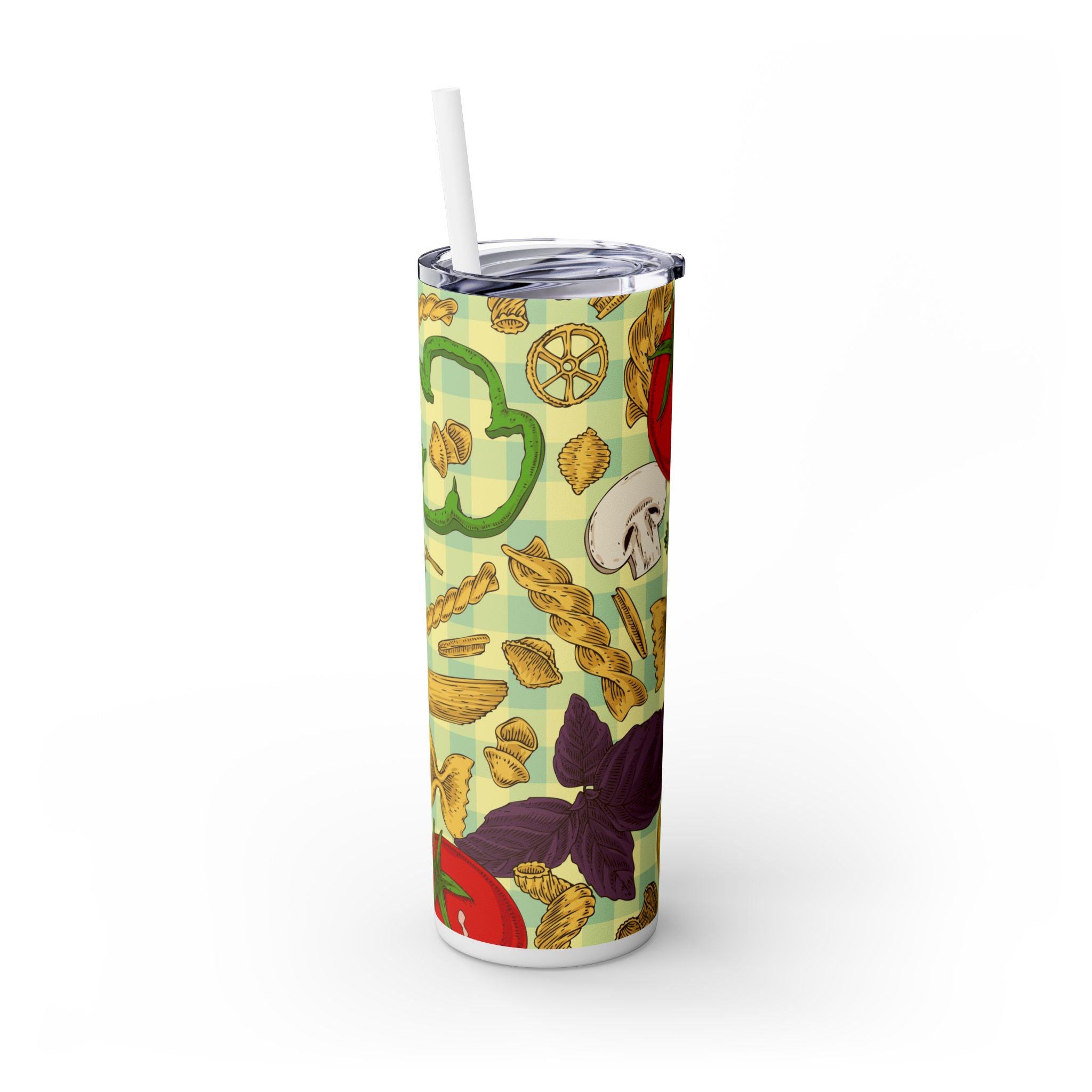 Skinny Tumbler with Straw, 20oz