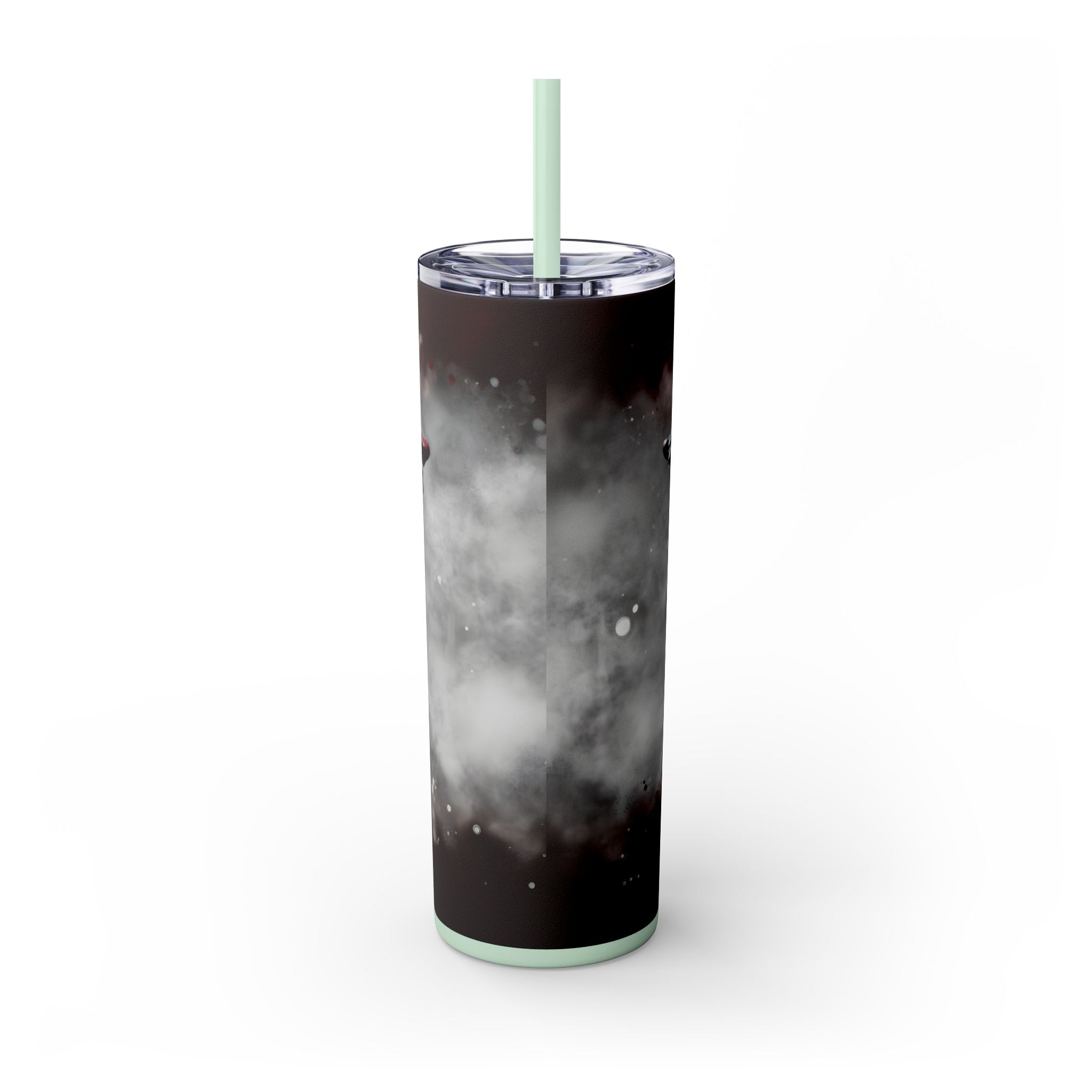 20oz Skinny Tumbler: Elegant Butterfly Design