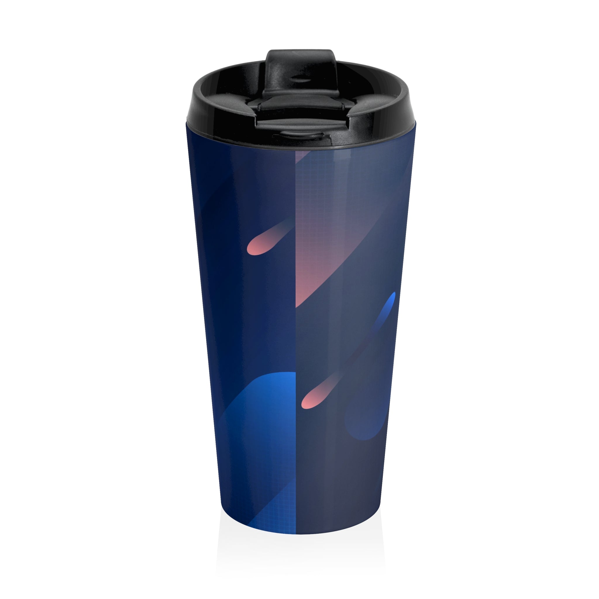 Hoops & Sips: 15oz Travel Mug for Basketball Lovers