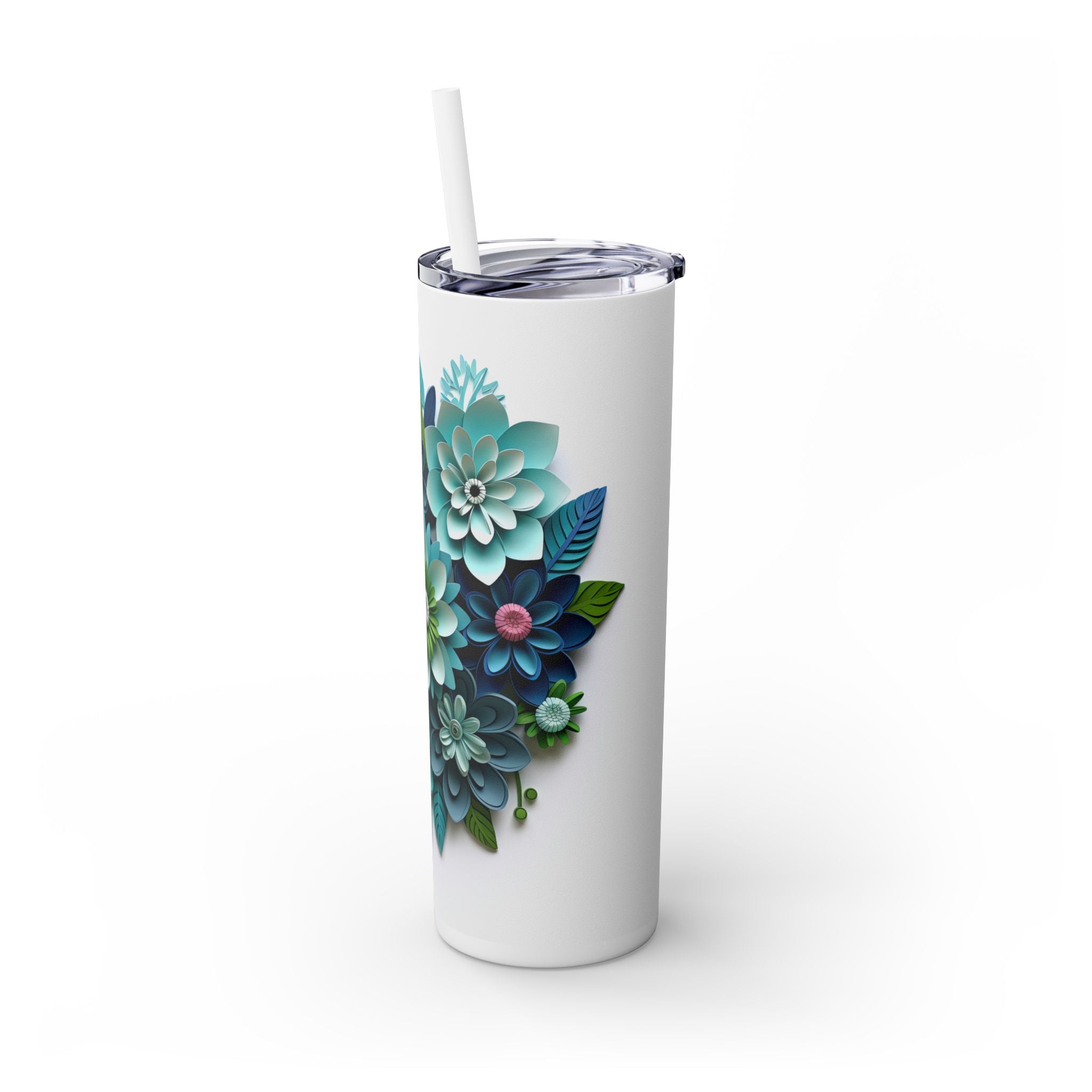 Skinny Tumbler with Straw, 20oz