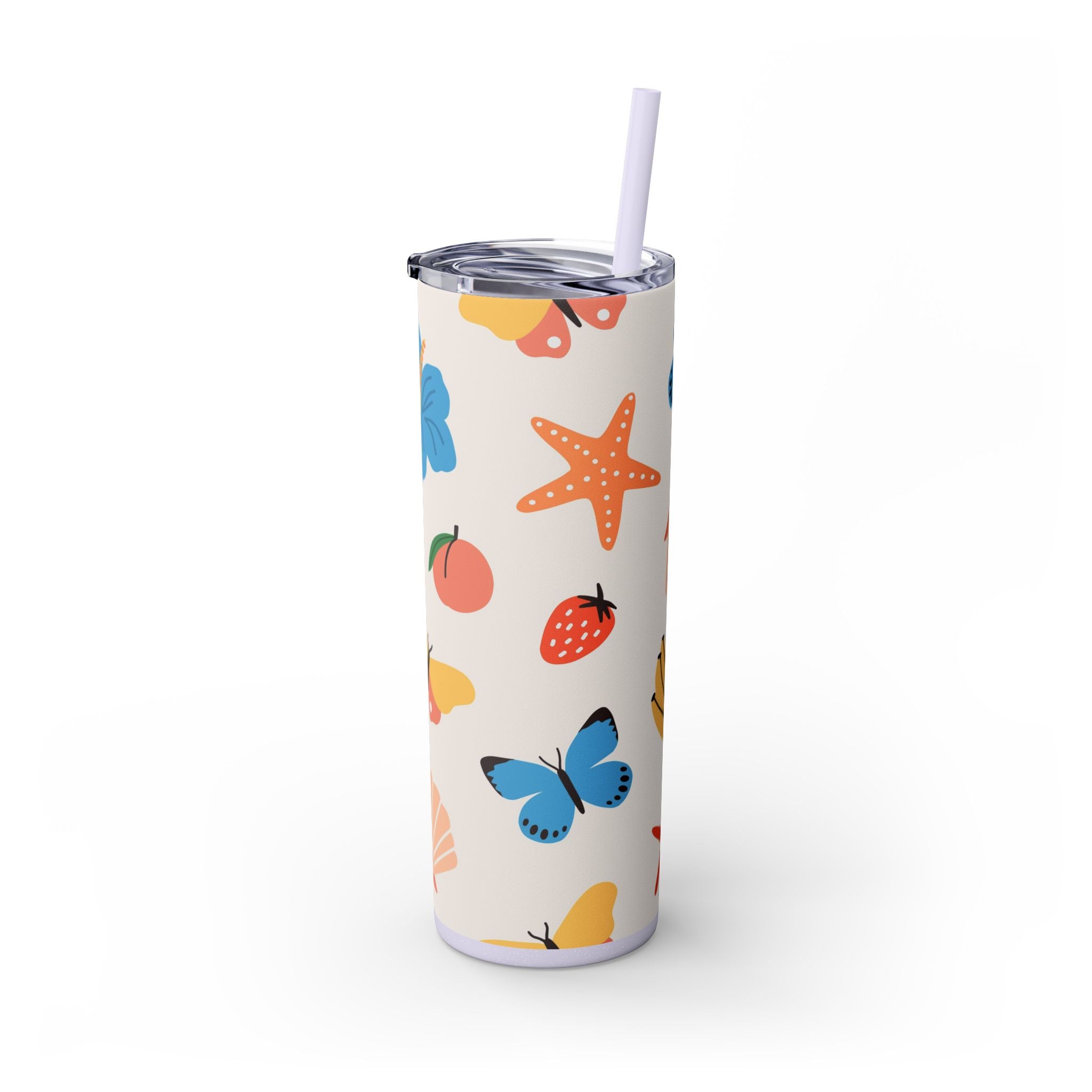 Skinny Tumbler with Straw, 20oz