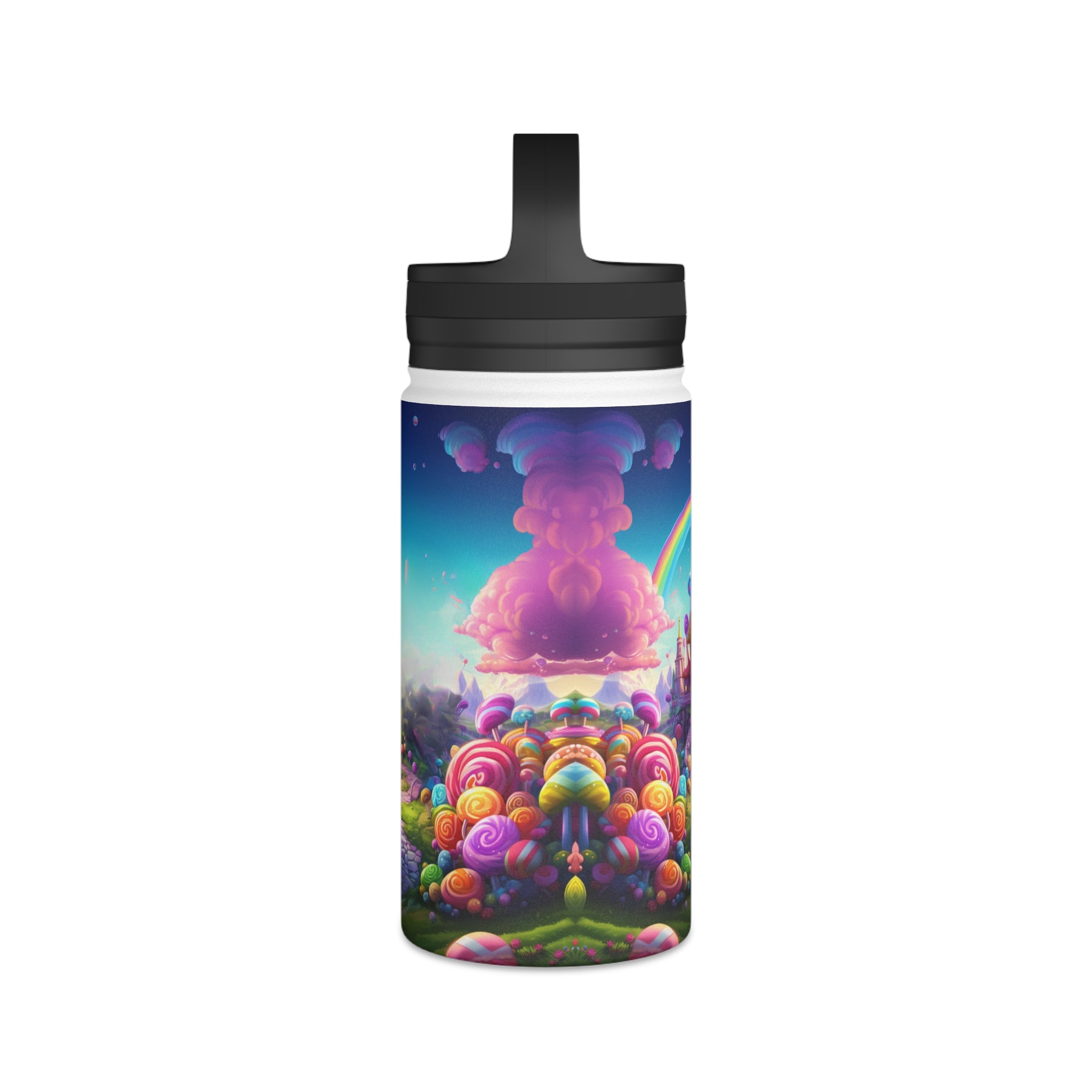 Vibrant Holiday Adventure Bottle: Stainless Steel