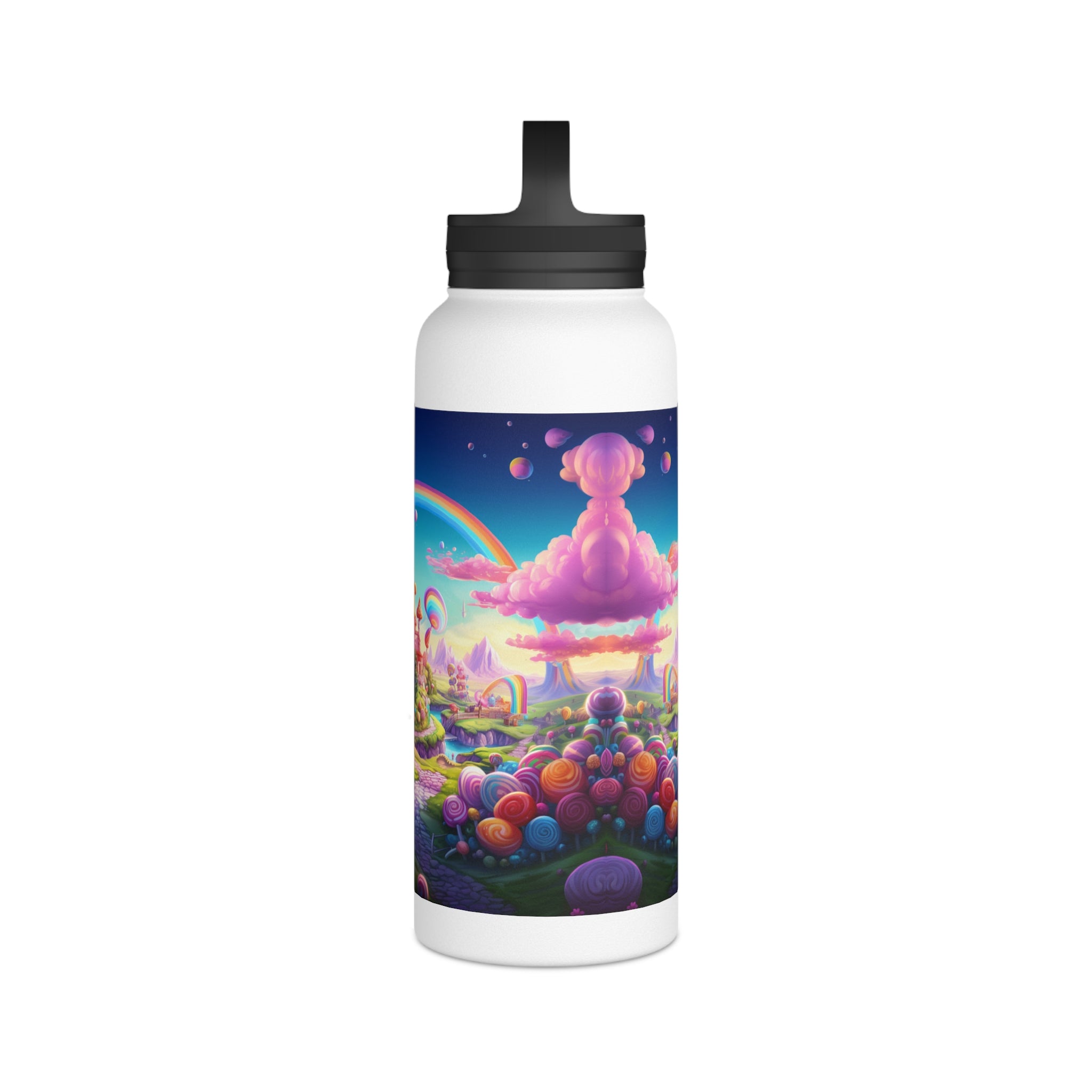 Vibrant Holiday Adventure Bottle: Stainless Steel