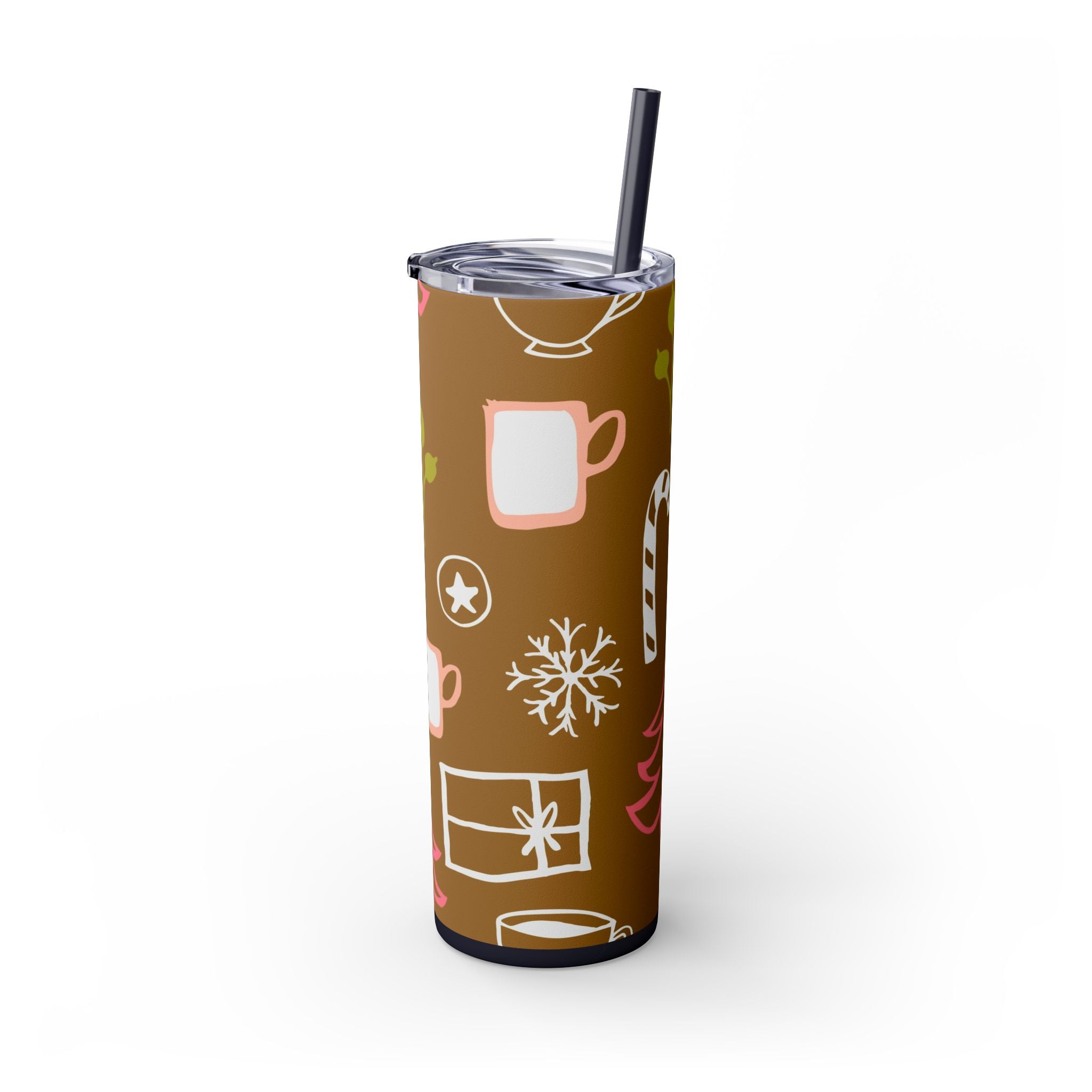 Christmas Magic 20oz Skinny Tumbler with Straw