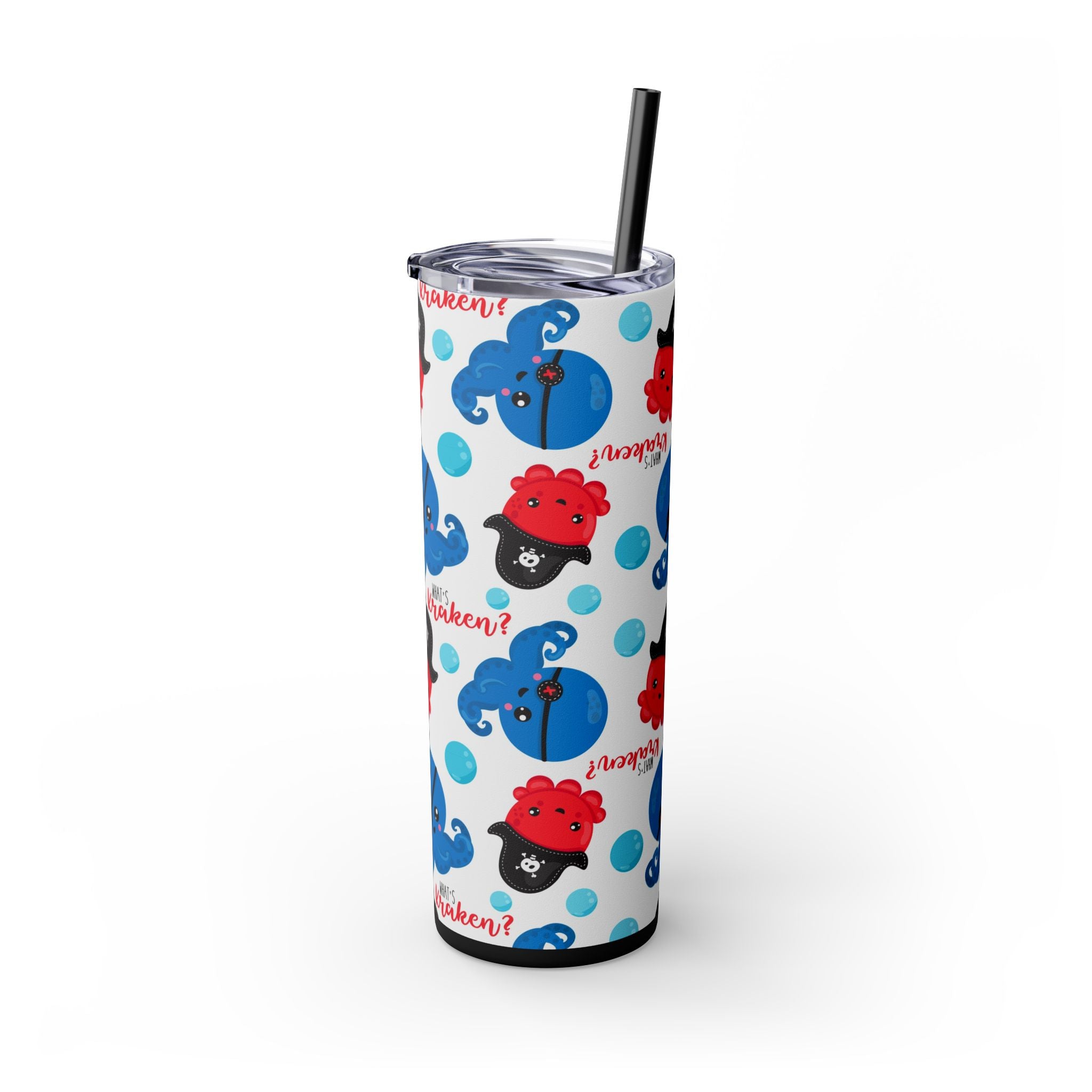 Chilling Sips: 20oz Skinny Tumbler for Halloween