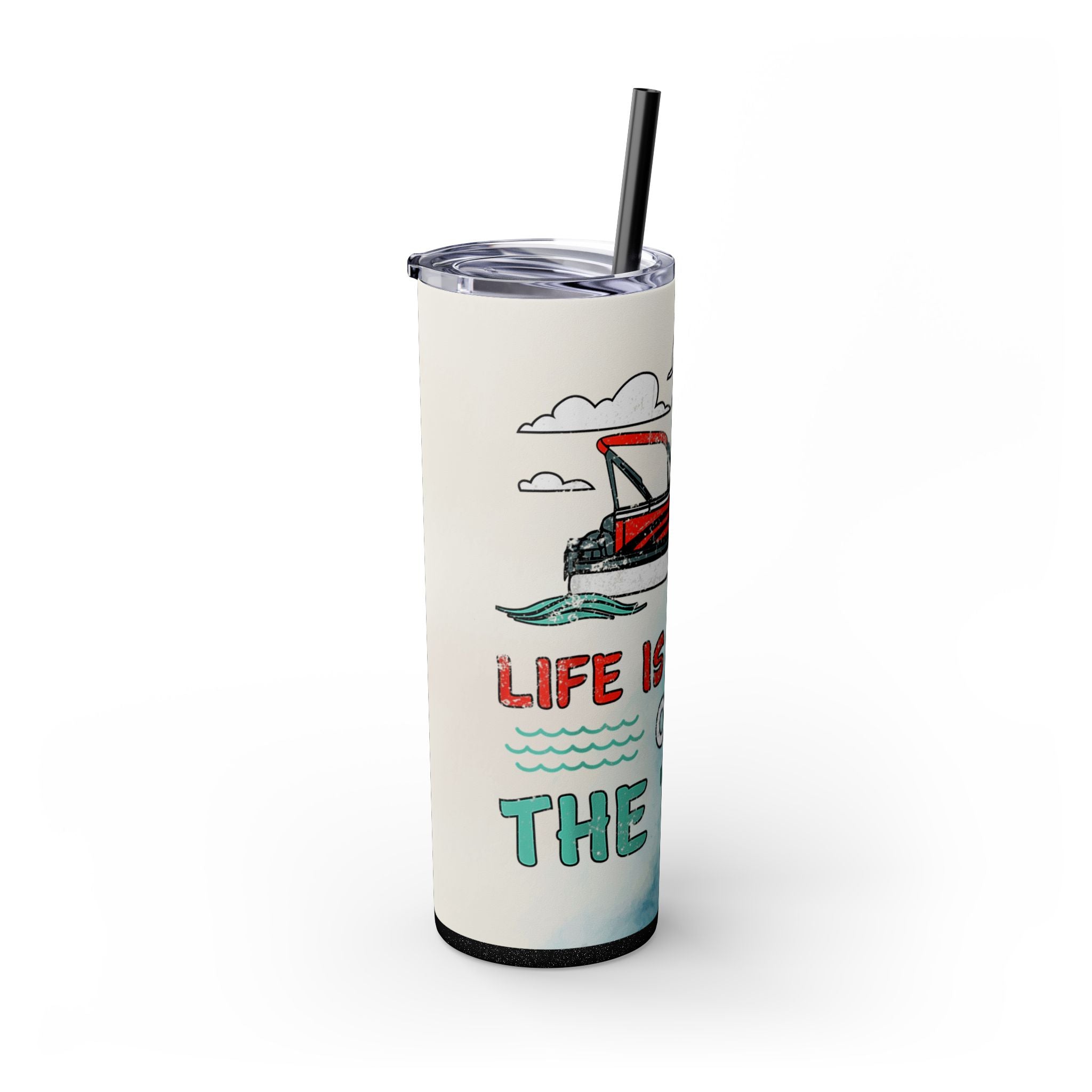 Skinny Tumbler with Straw, 20oz