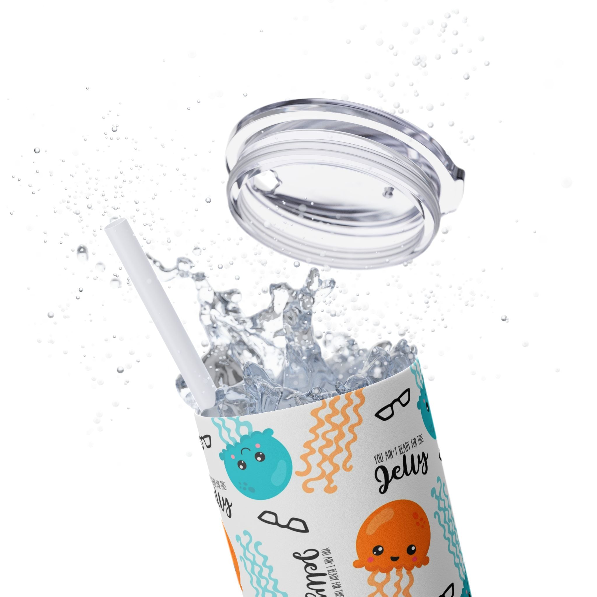 Skinny Tumbler with Straw, 20oz