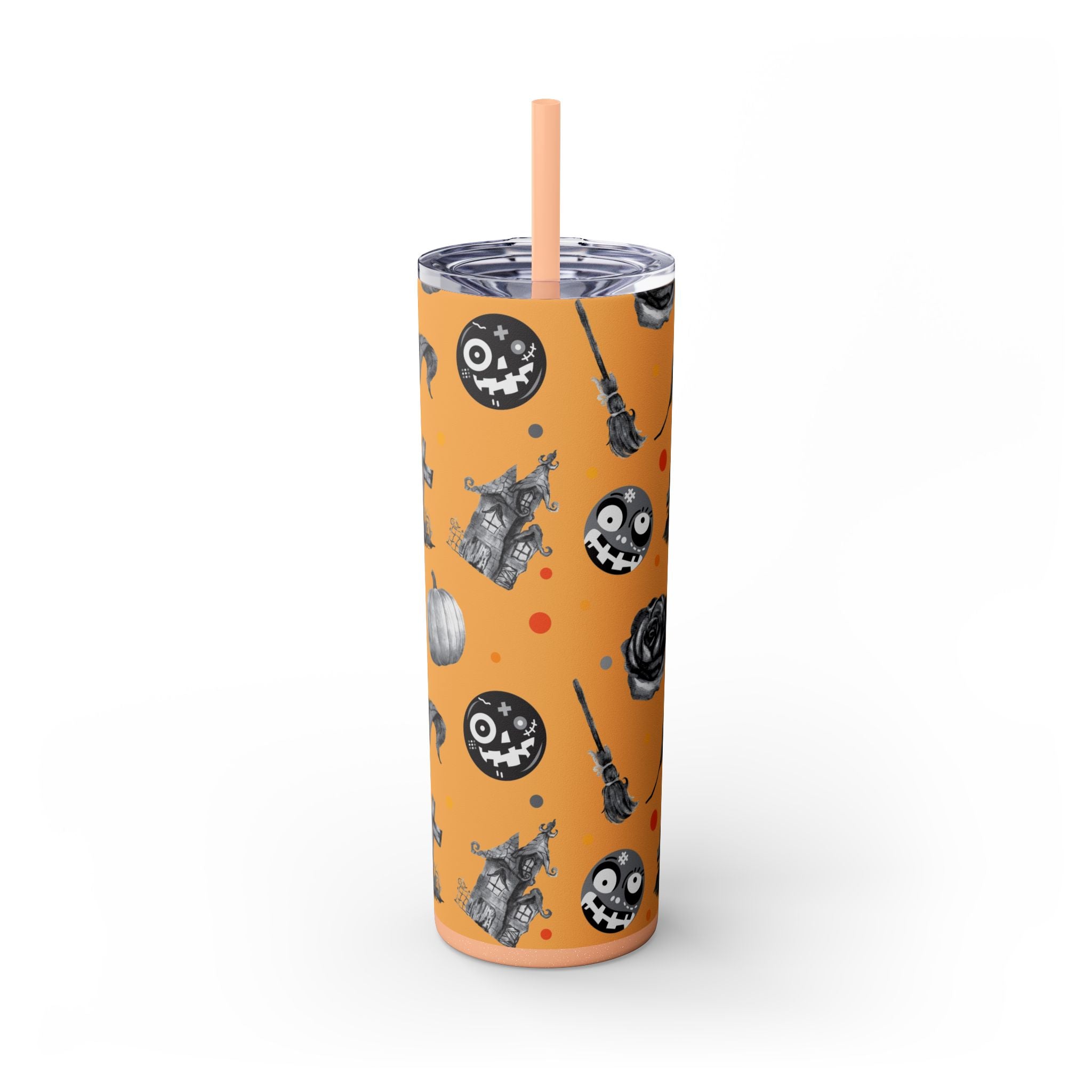 Skinny Tumbler with Straw, 20oz