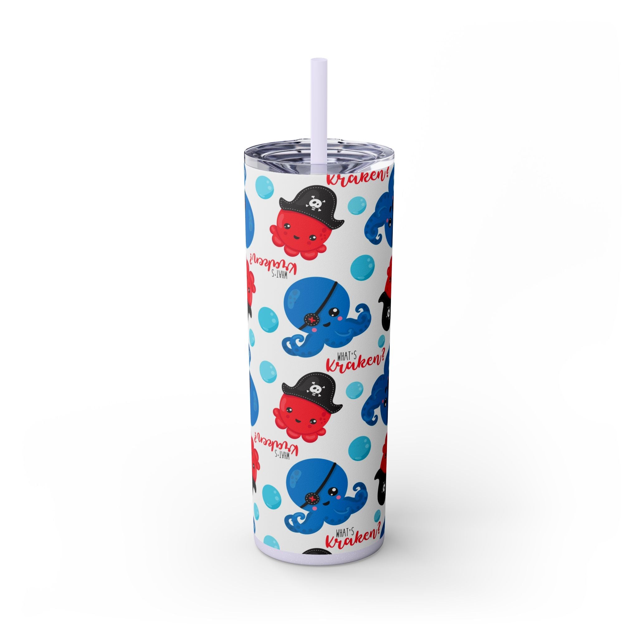 Chilling Sips: 20oz Skinny Tumbler for Halloween