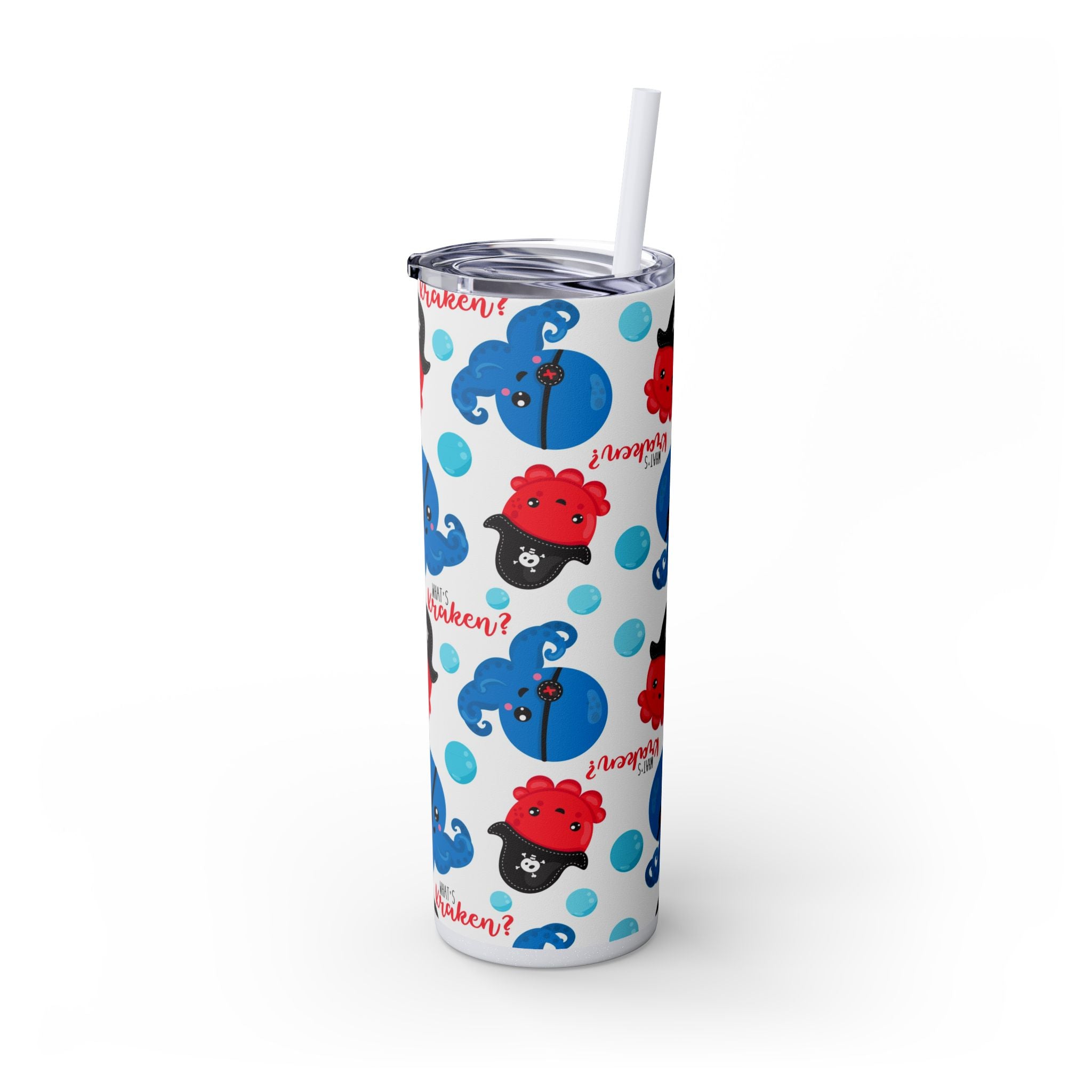Chilling Sips: 20oz Skinny Tumbler for Halloween