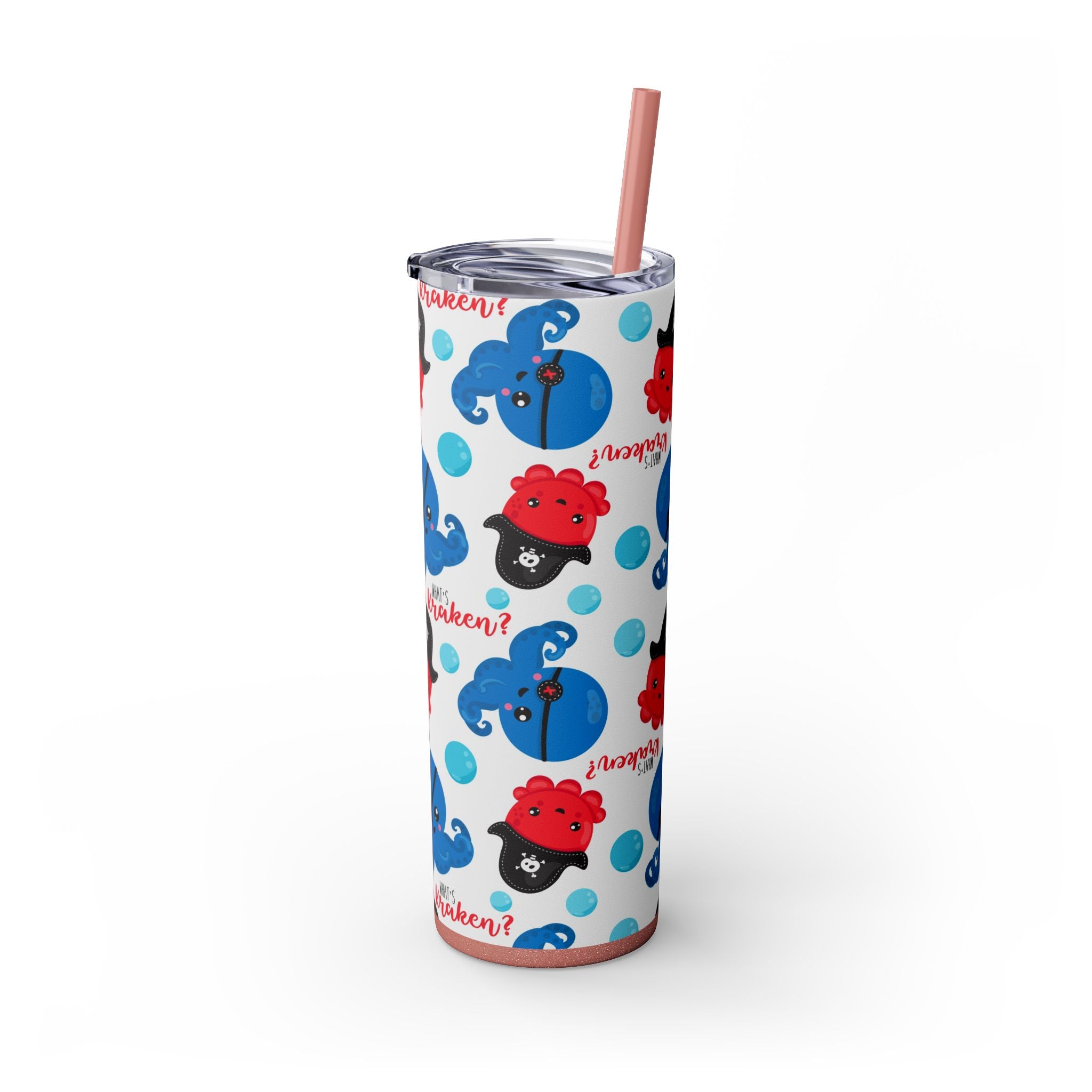 Chilling Sips: 20oz Skinny Tumbler for Halloween