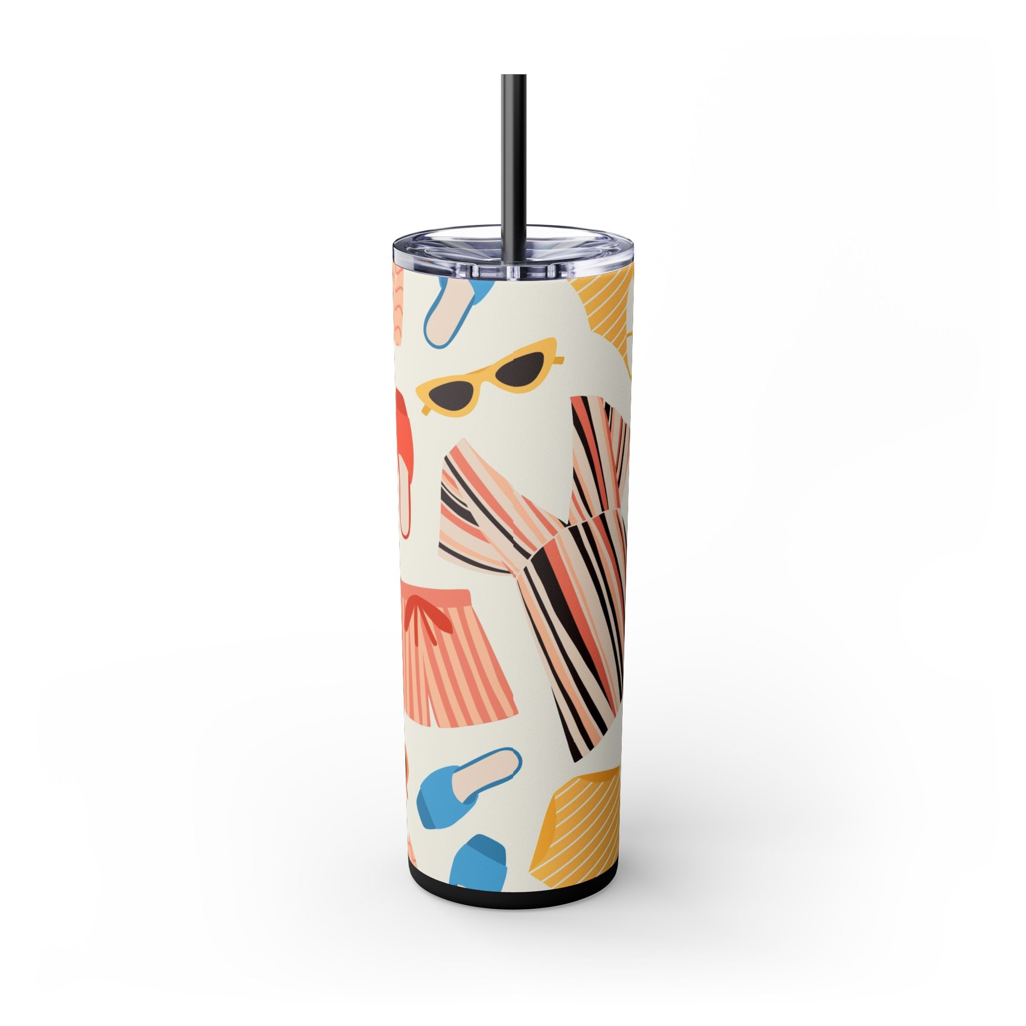 Skinny Tumbler with Straw, 20oz