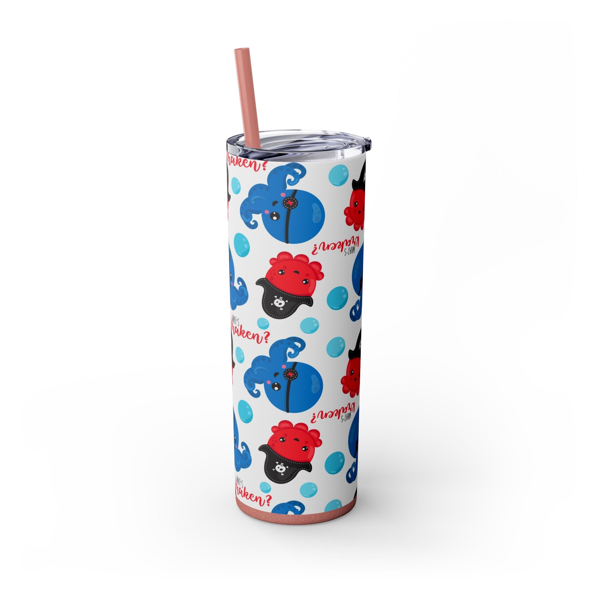 Chilling Sips: 20oz Skinny Tumbler for Halloween