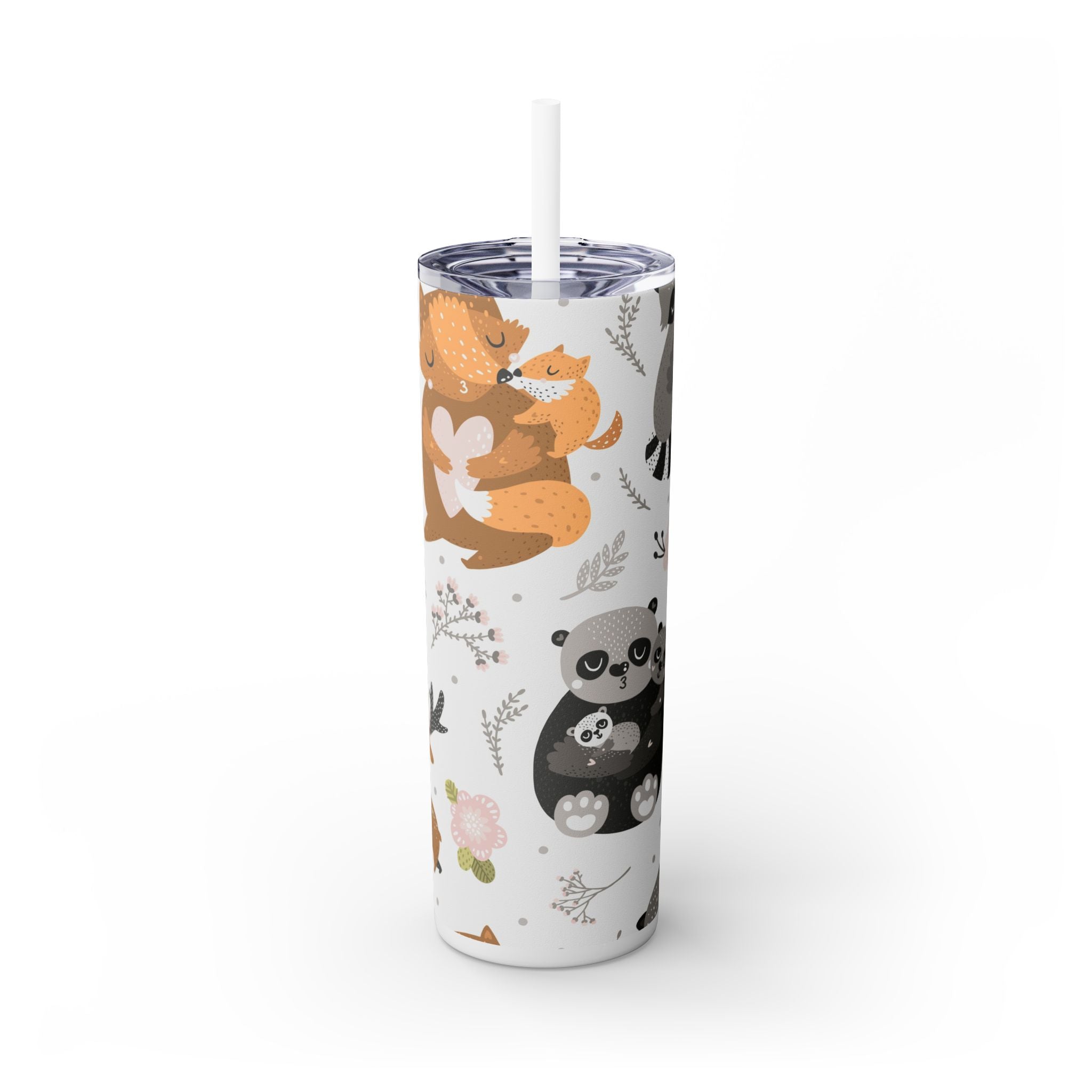 Skinny Tumbler with Straw, 20oz