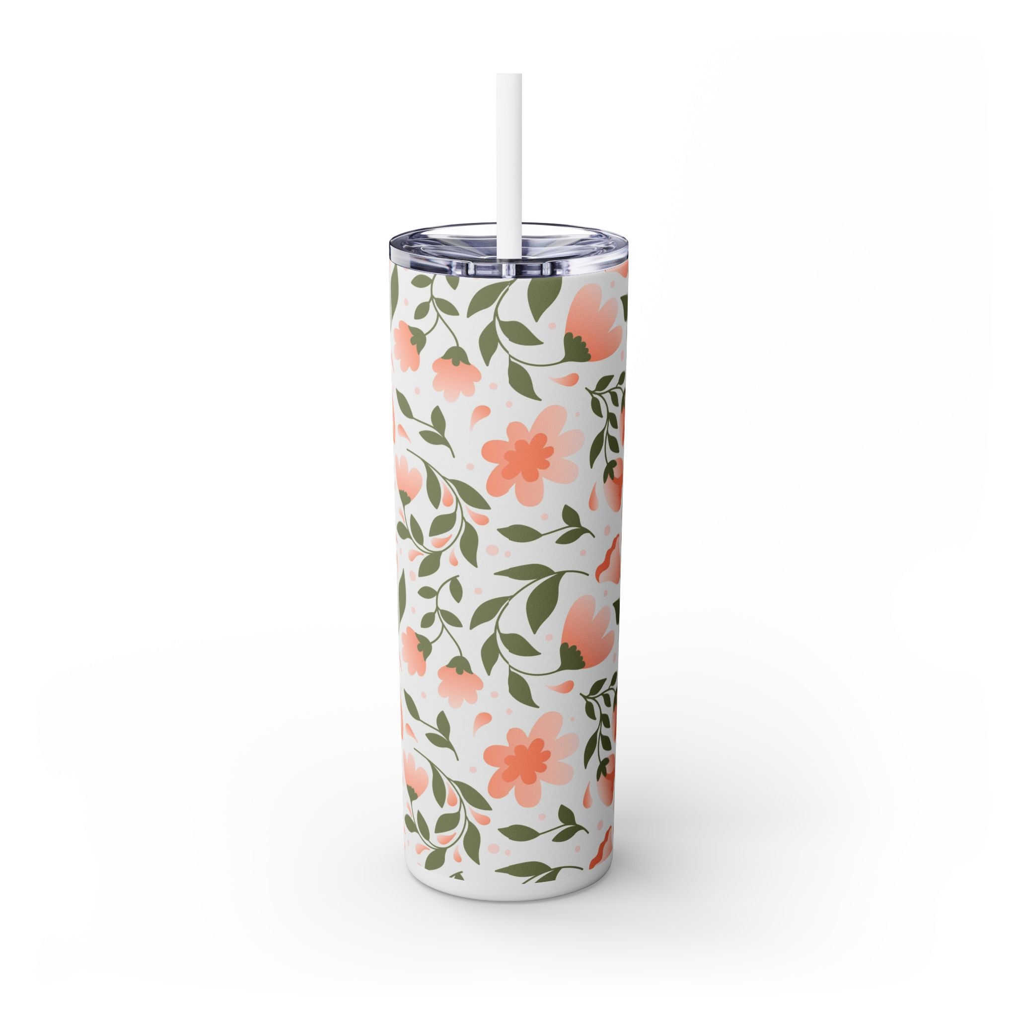 Skinny Tumbler with Straw, 20oz