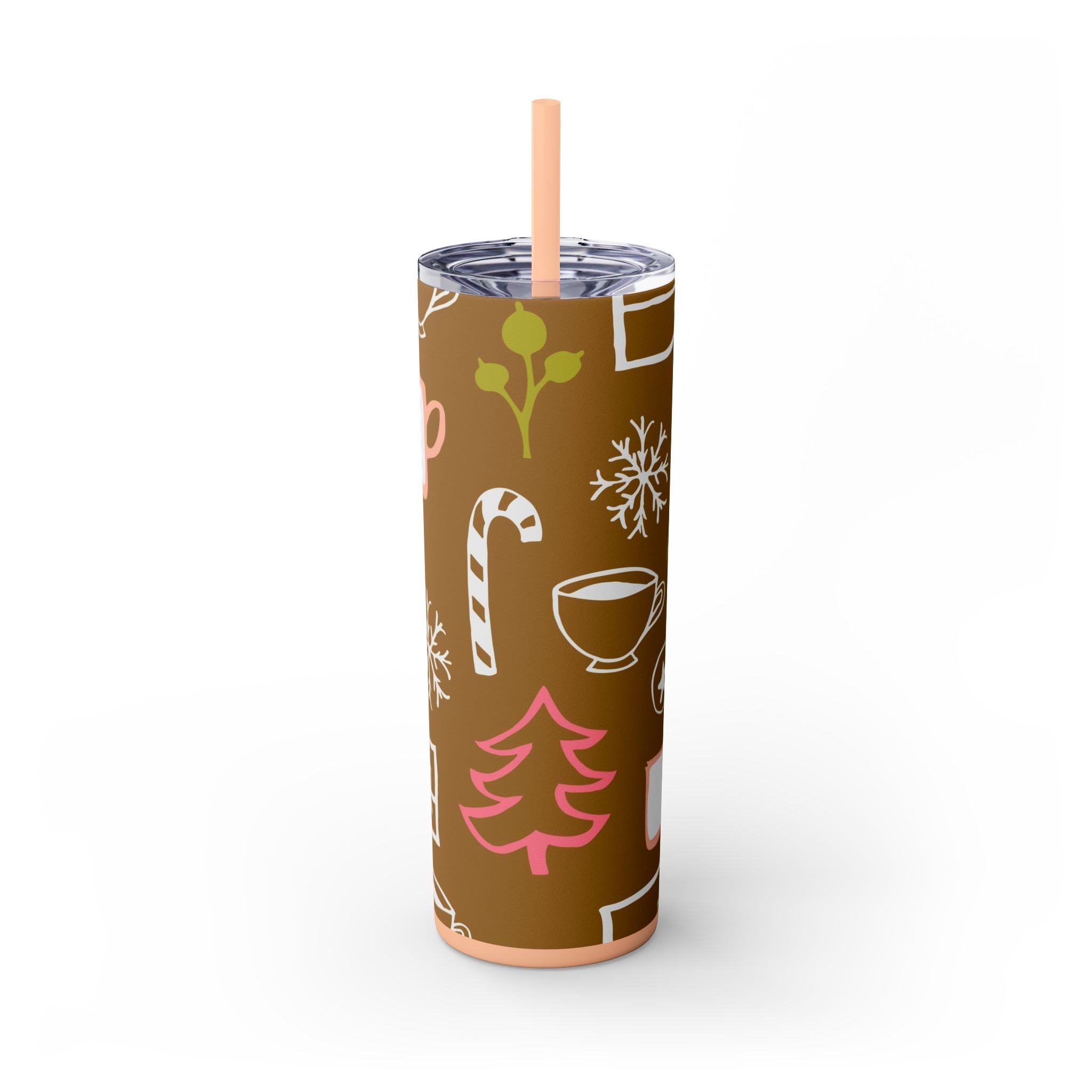 Christmas Magic 20oz Skinny Tumbler with Straw
