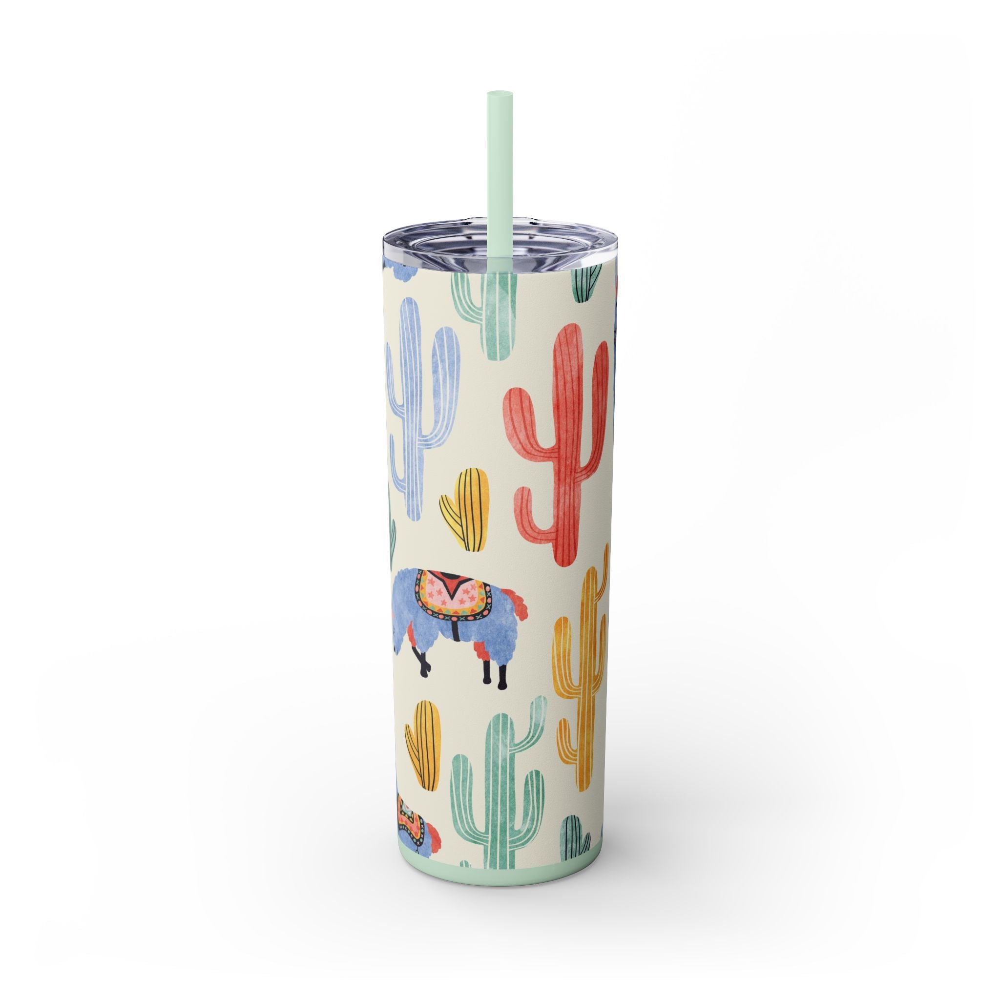 Skinny Tumbler with Straw, 20oz