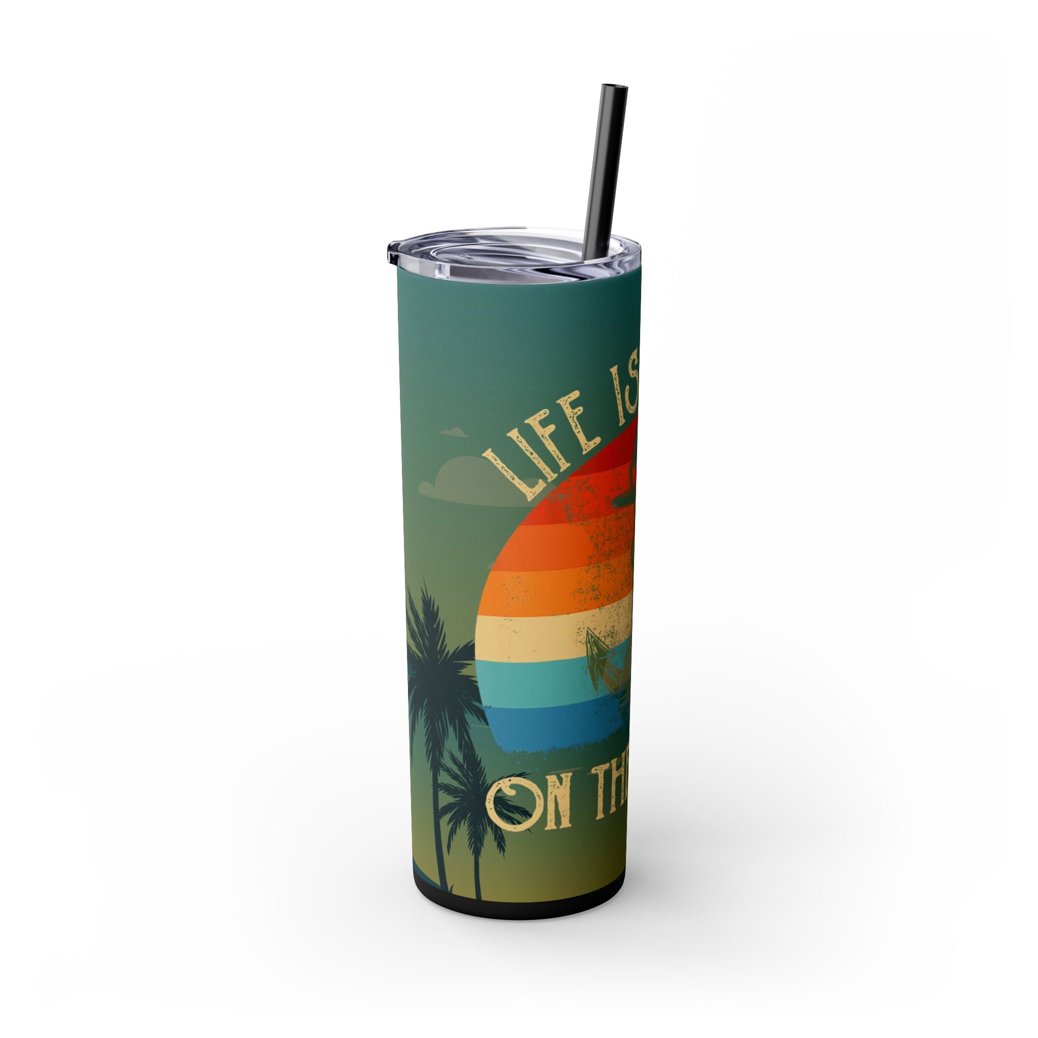 Skinny Tumbler with Straw, 20oz