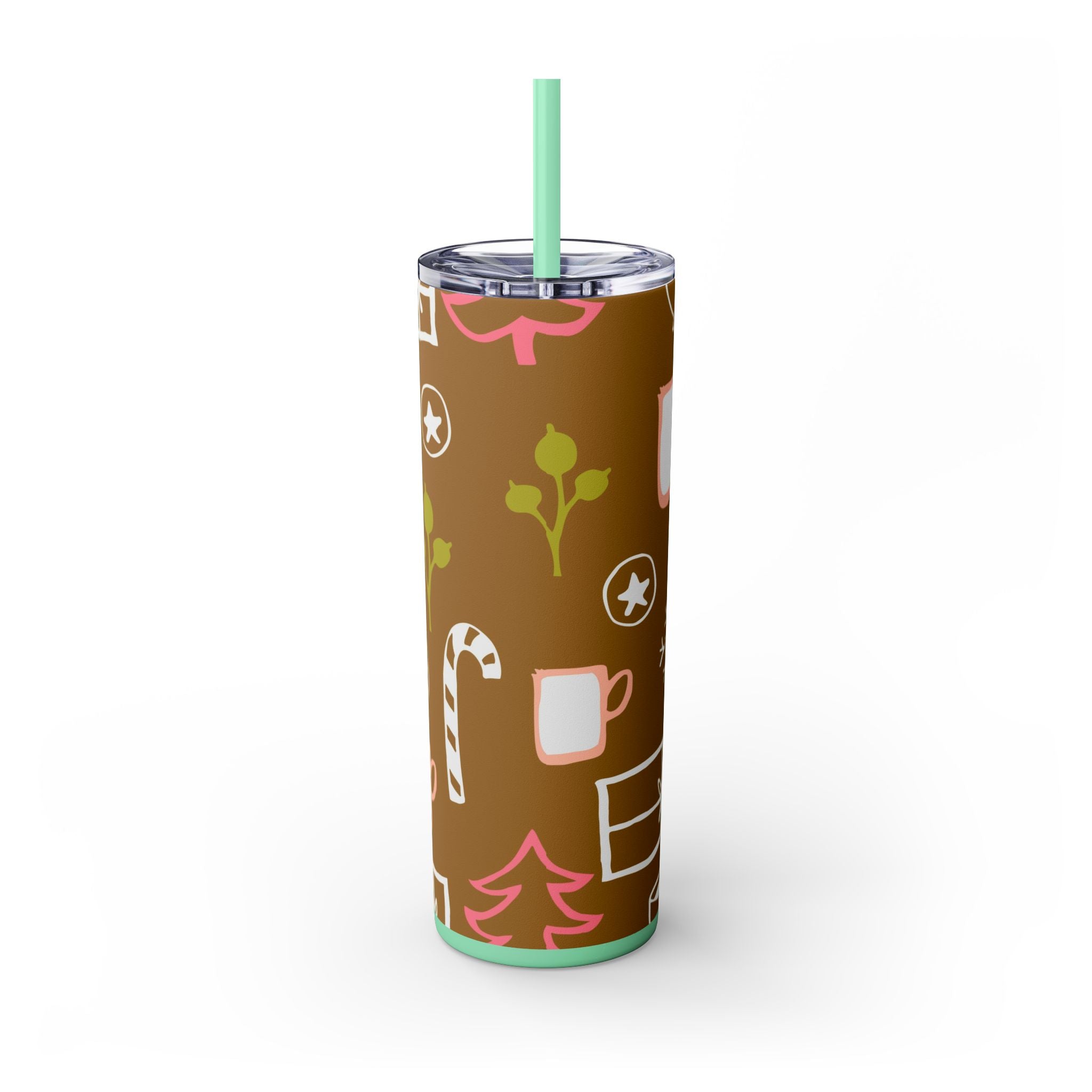 Christmas Magic 20oz Skinny Tumbler with Straw