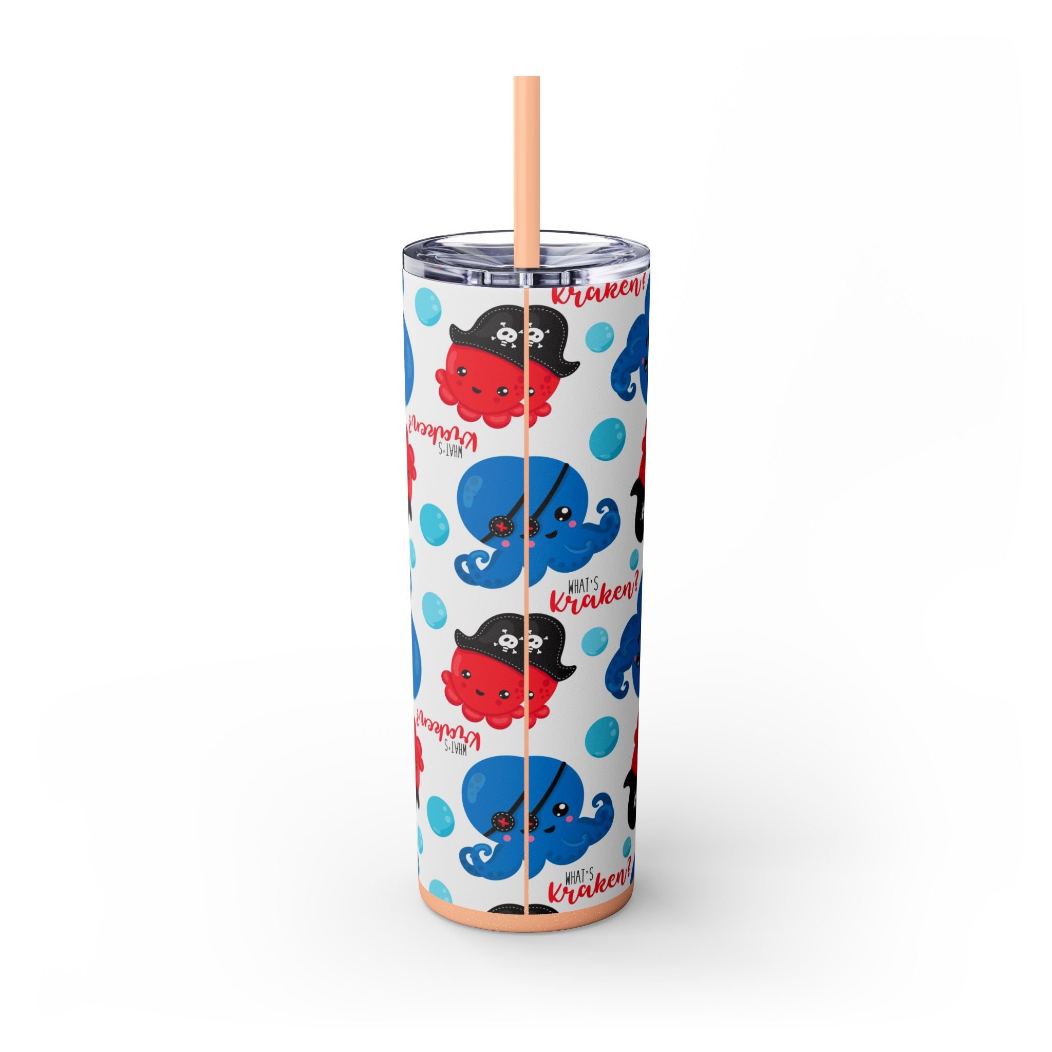 Chilling Sips: 20oz Skinny Tumbler for Halloween