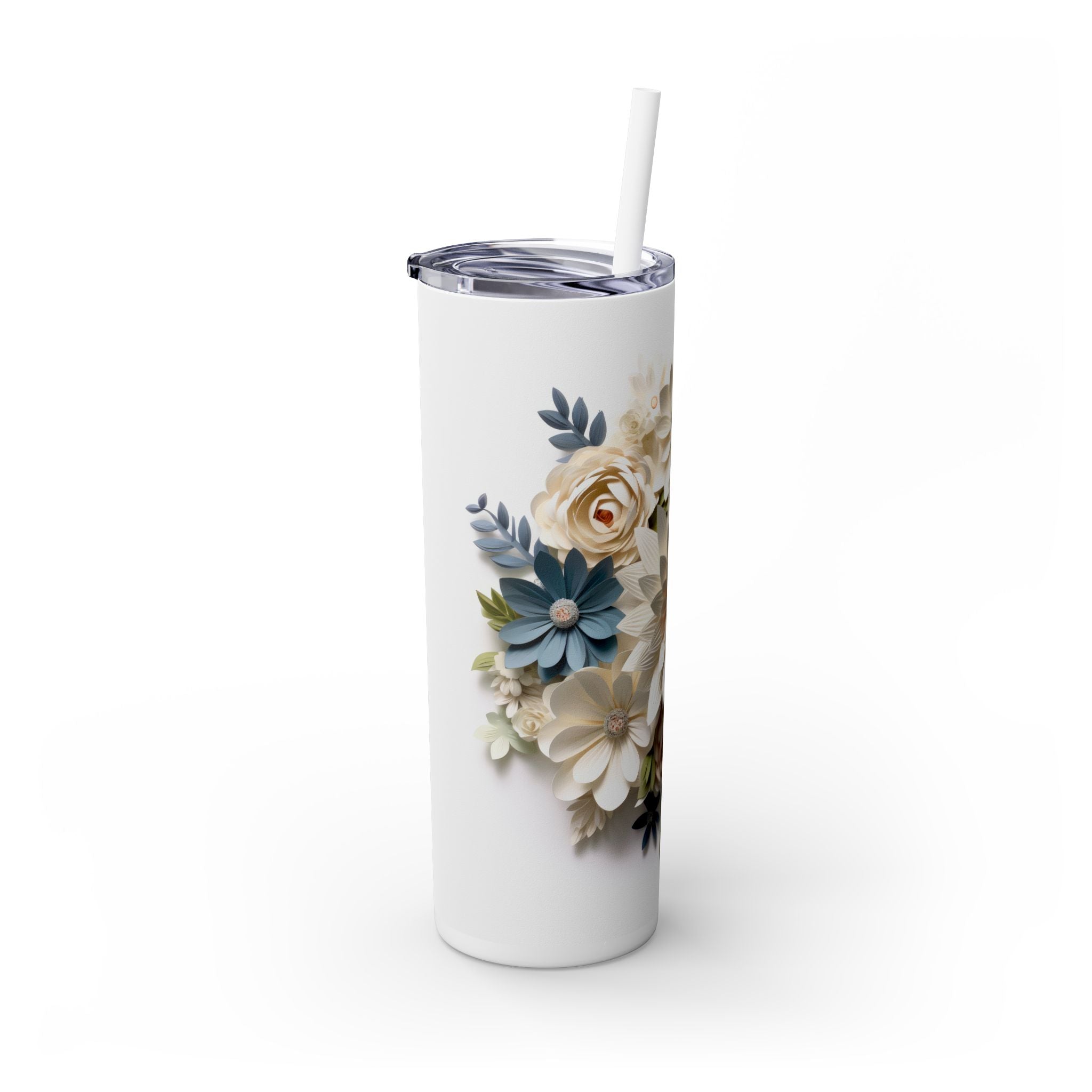 Skinny Tumbler with Straw, 20oz