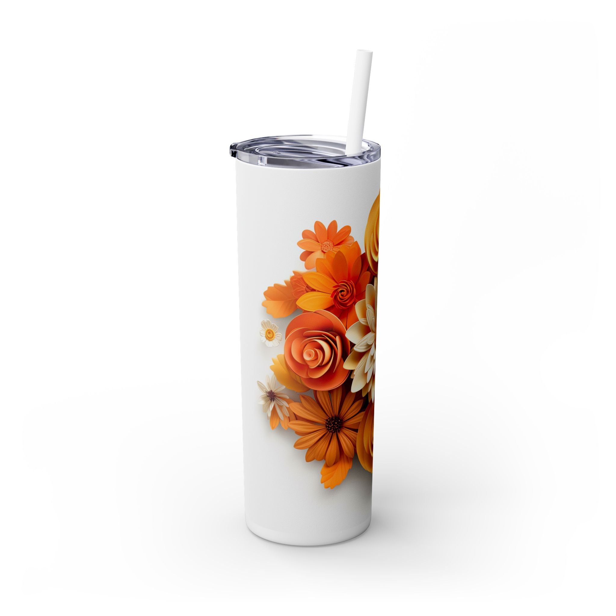 Skinny Tumbler with Straw, 20oz
