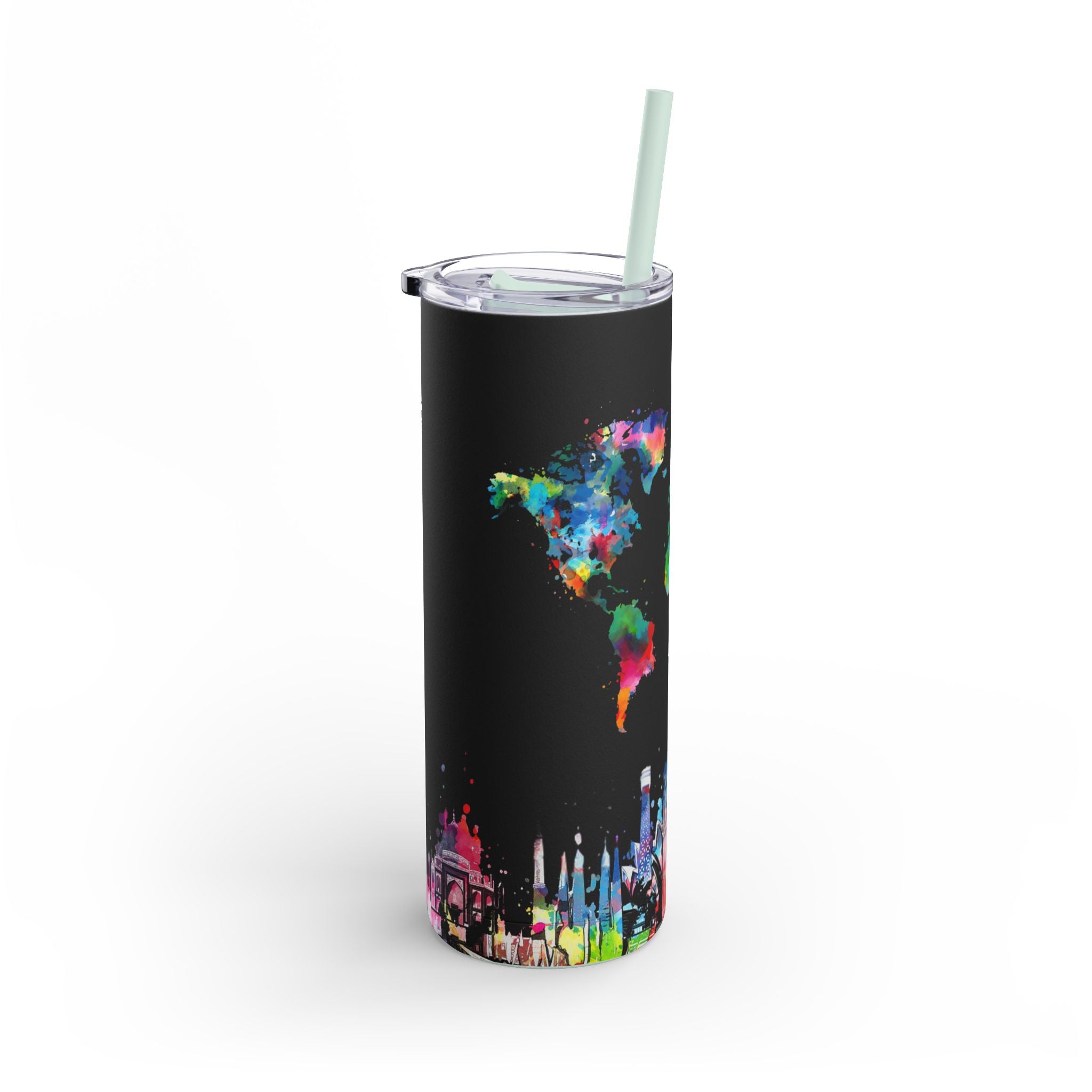 Sleek Slim Tumbler: Travel-Ready Coolness