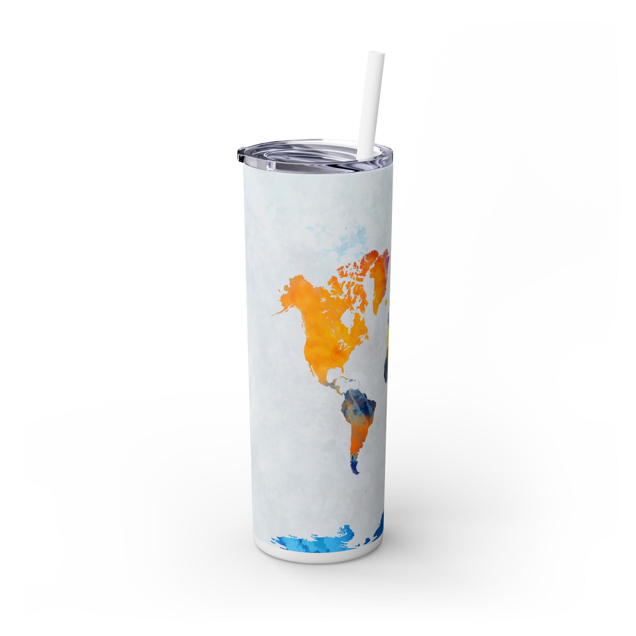 Artistic 20oz Slim Tumbler with Straw