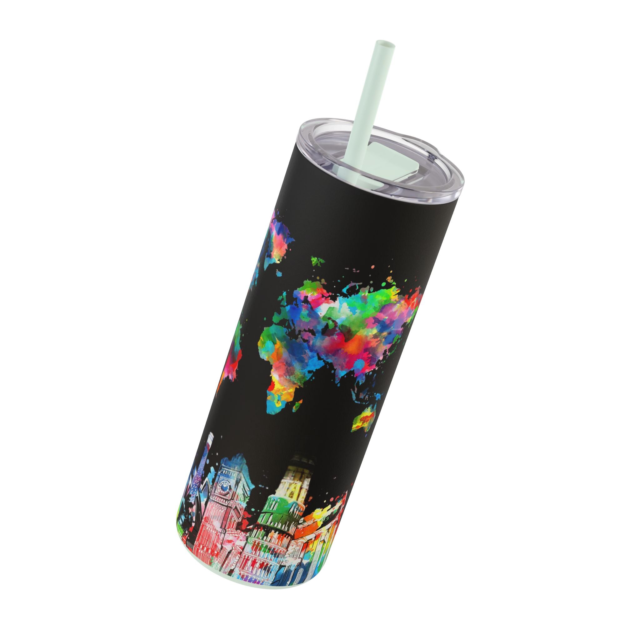 Sleek Slim Tumbler: Travel-Ready Coolness