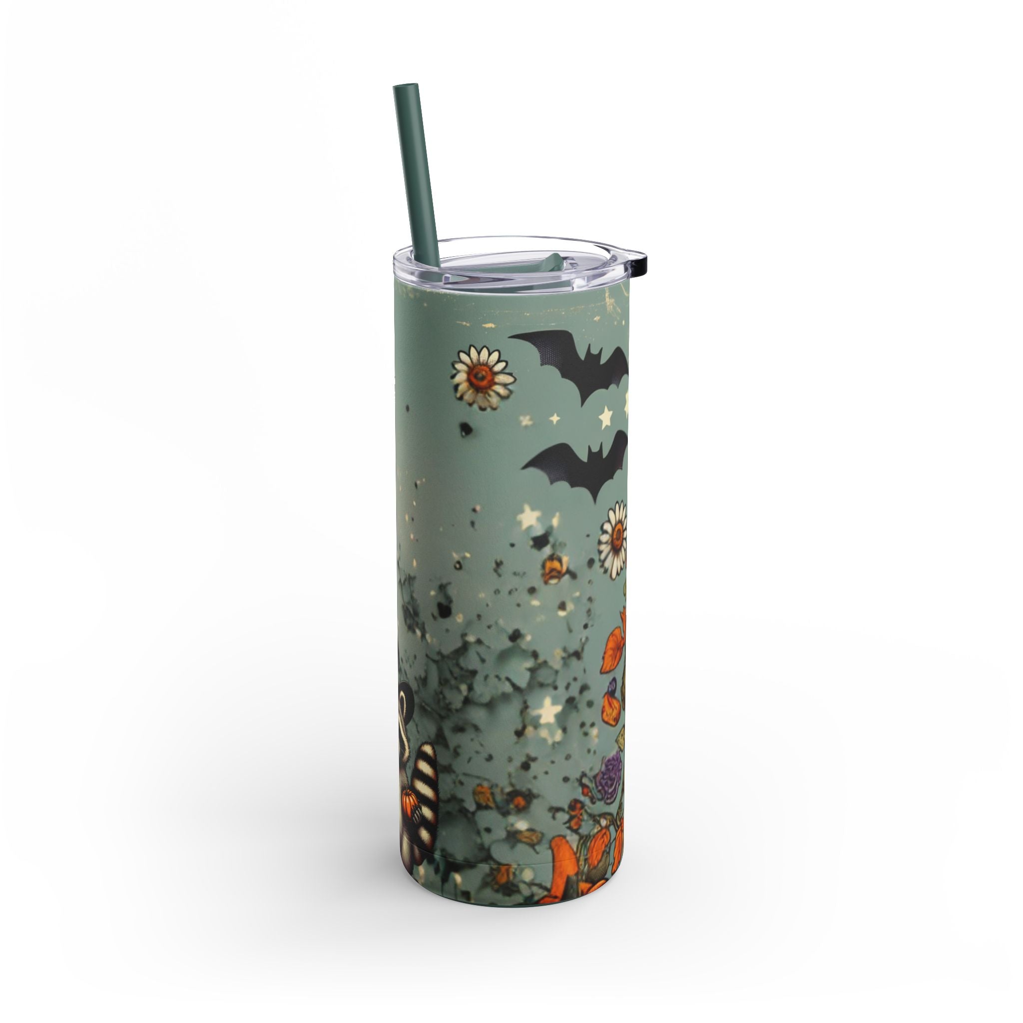 Spooky Slim Tumbler for Halloween Sips