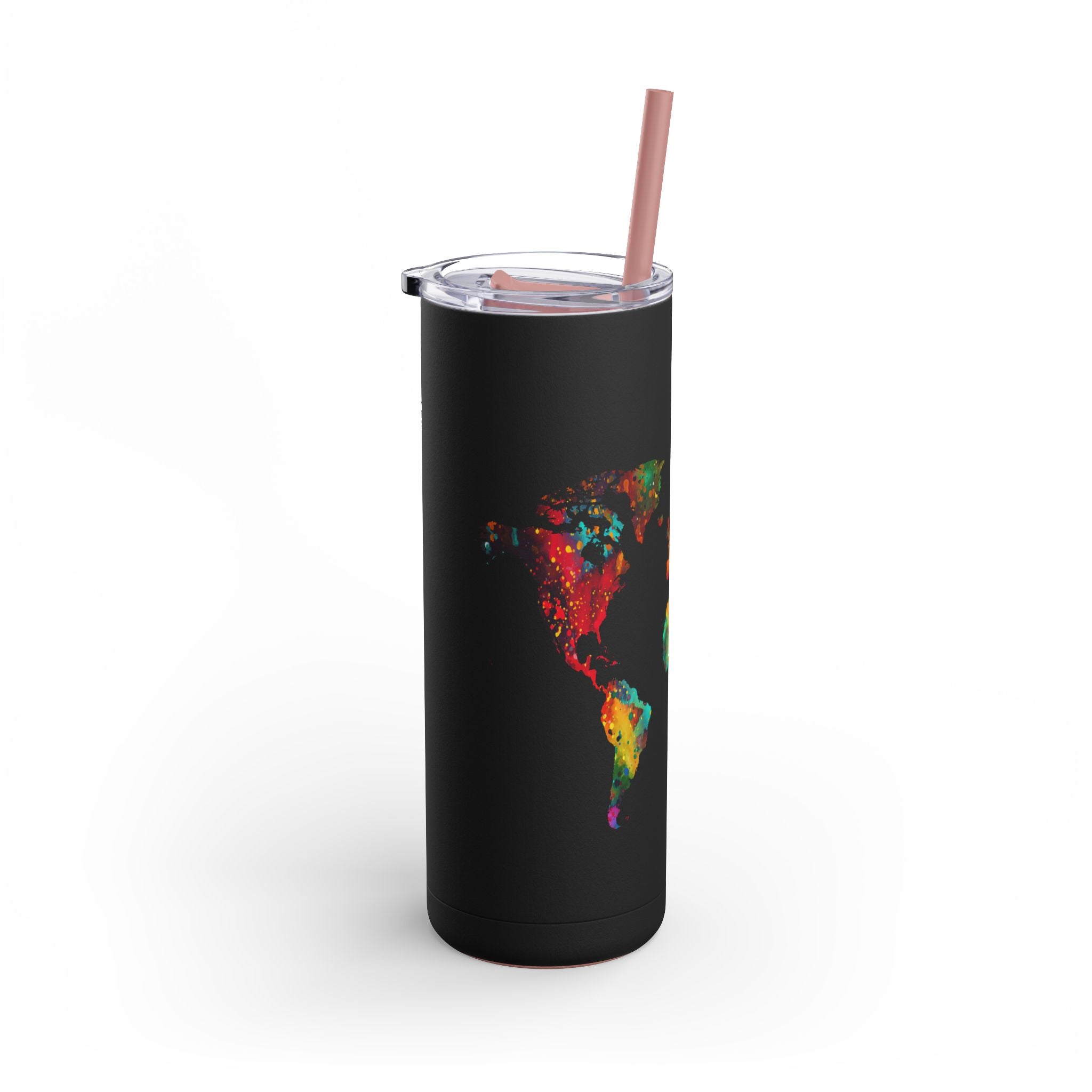 Travel-Ready Matte Tumbler: Sleek & Practical