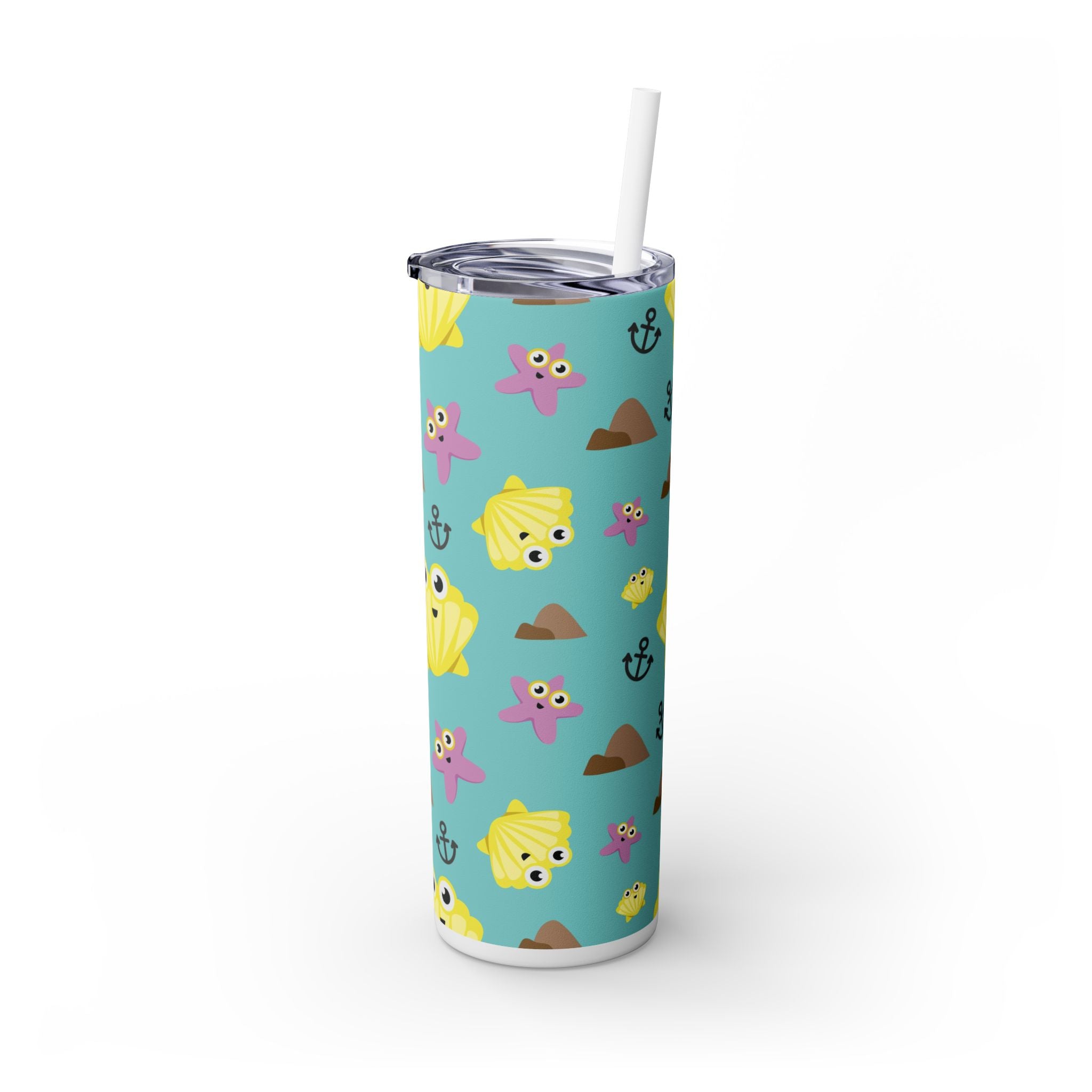 Skinny Tumbler with Straw, 20oz