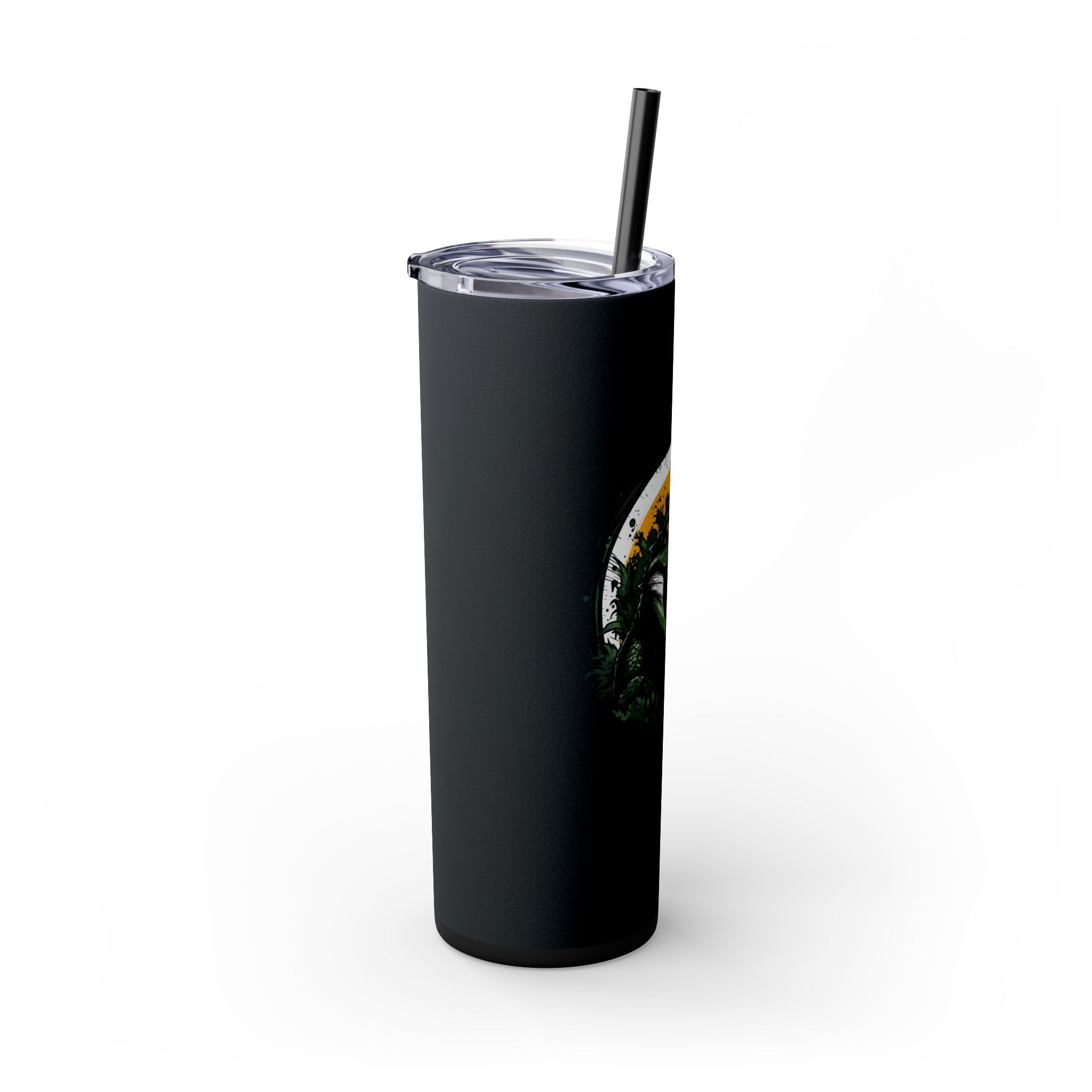 20oz Skinny Tumbler: Crocodile Print for Every Sip