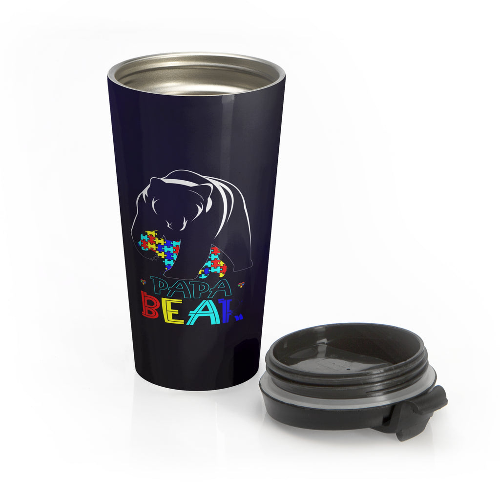 Papa Bear's Coffee Companion: 15oz Travel Mug
